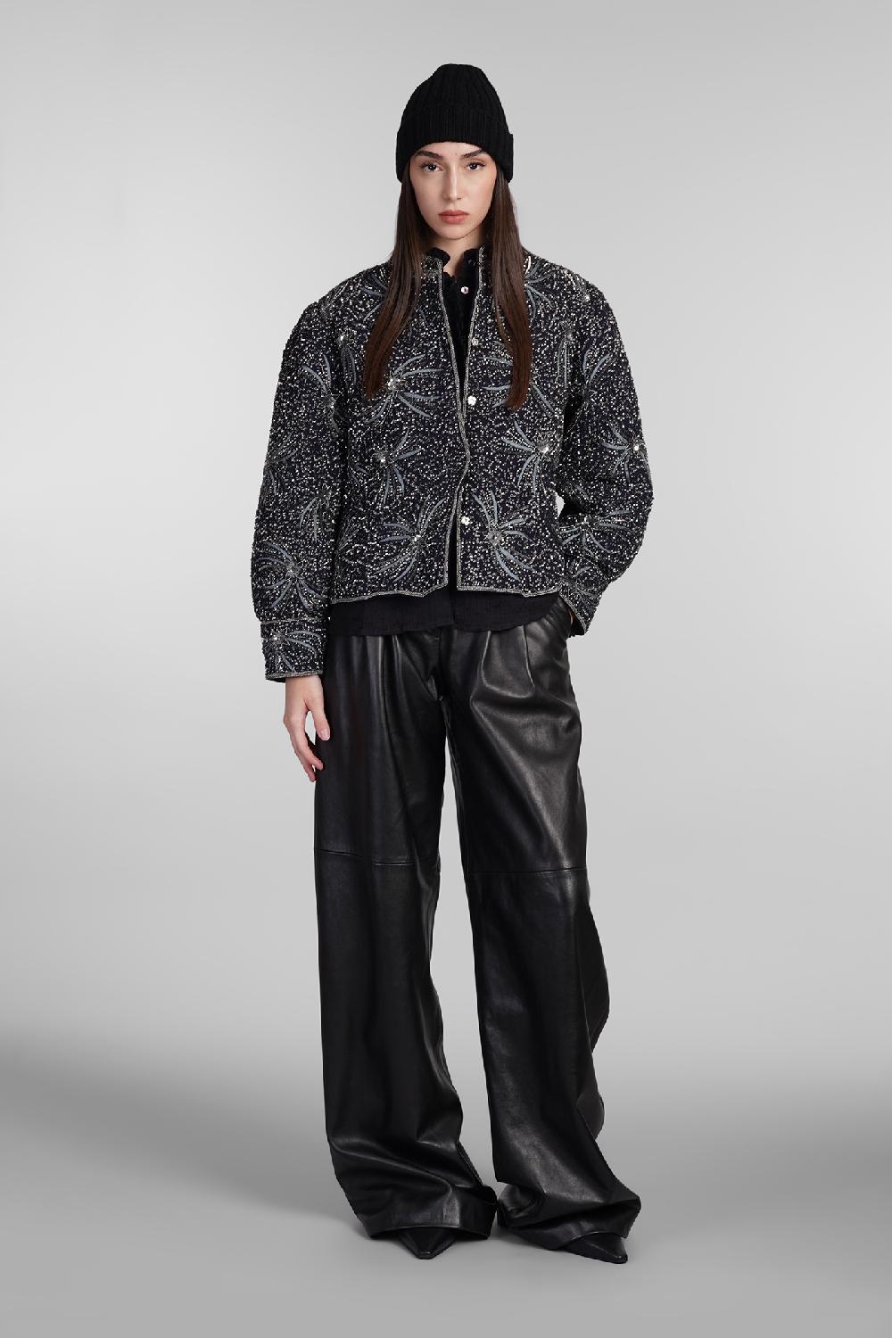 Deliberti Antik Batik Giacca casual matari in viscosa blu cod. 406695 - Deliberti The Luxury Shopping In Linea