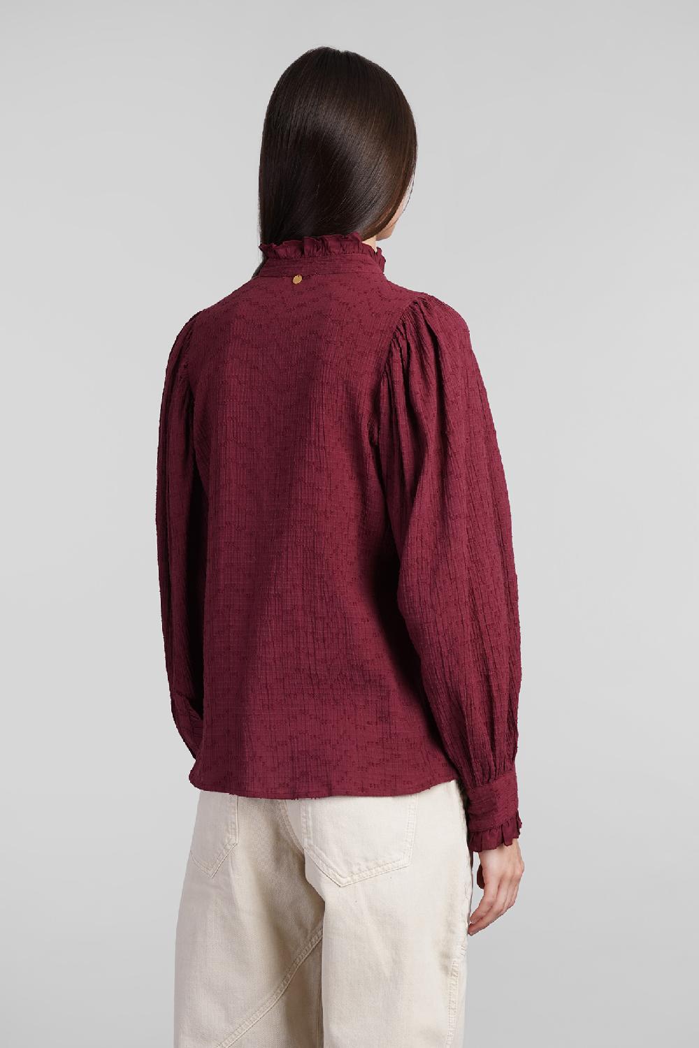 Deliberti Antik Batik Camicia yvette in cotone bordeaux cod. 406698 - Deliberti The Luxury Shopping Promozione