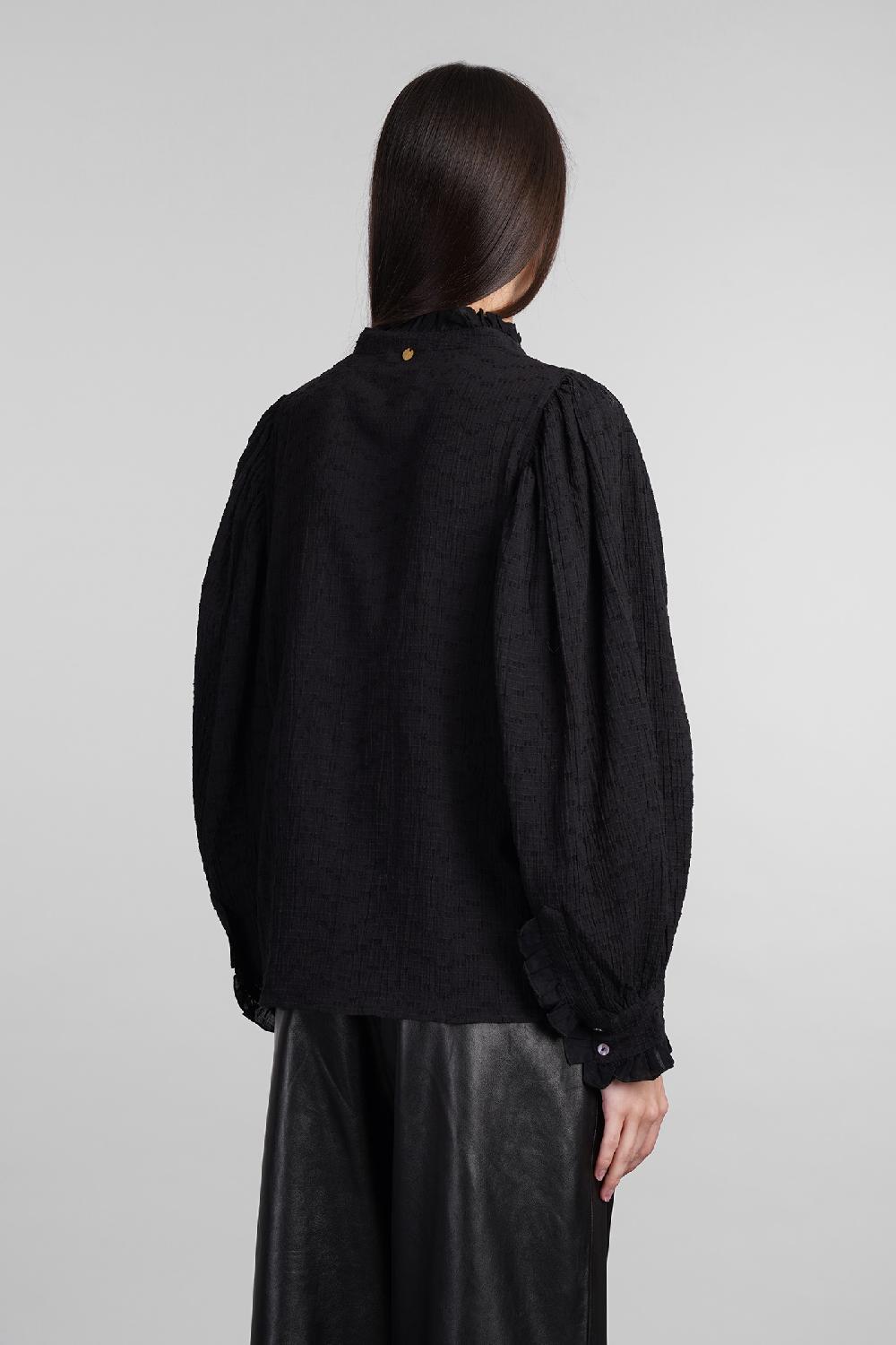 Deliberti Antik Batik Camicia yvette in cotone nero cod. 406699 - Deliberti The Luxury Shopping Spedizione Gratuita