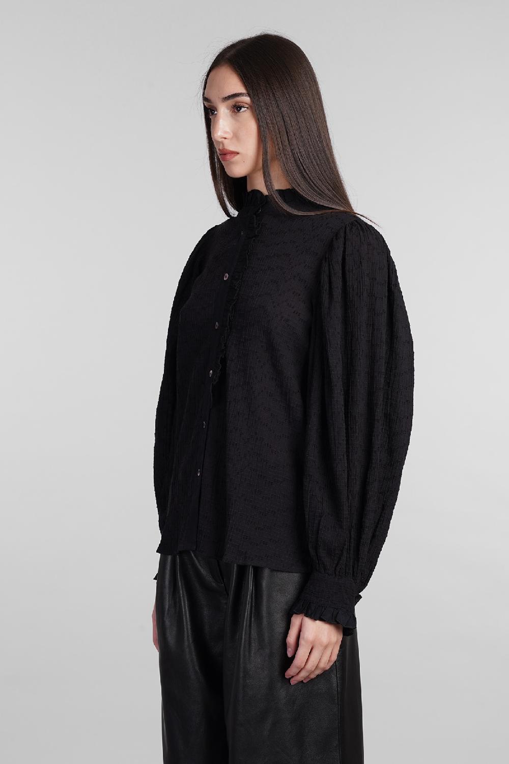 Deliberti Antik Batik Camicia yvette in cotone nero cod. 406699 - Deliberti The Luxury Shopping Spedizione Gratuita