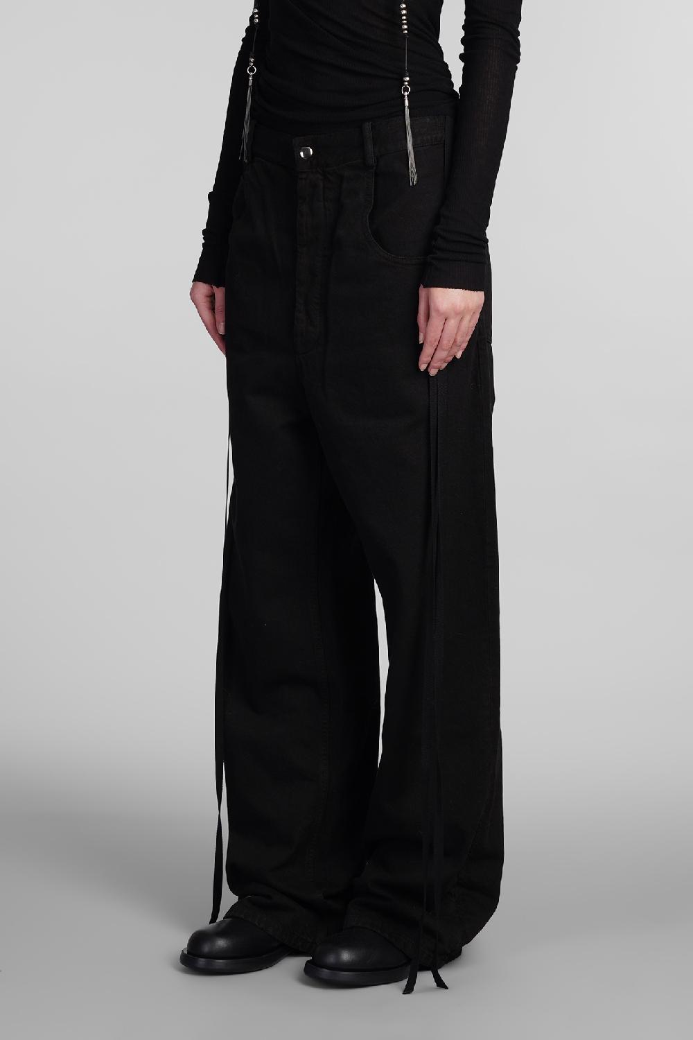 Deliberti Ann Demeulemeester Jeans polly in cotone nero cod. 406851 - Deliberti The Luxury Shopping Soddisfazione Garantita