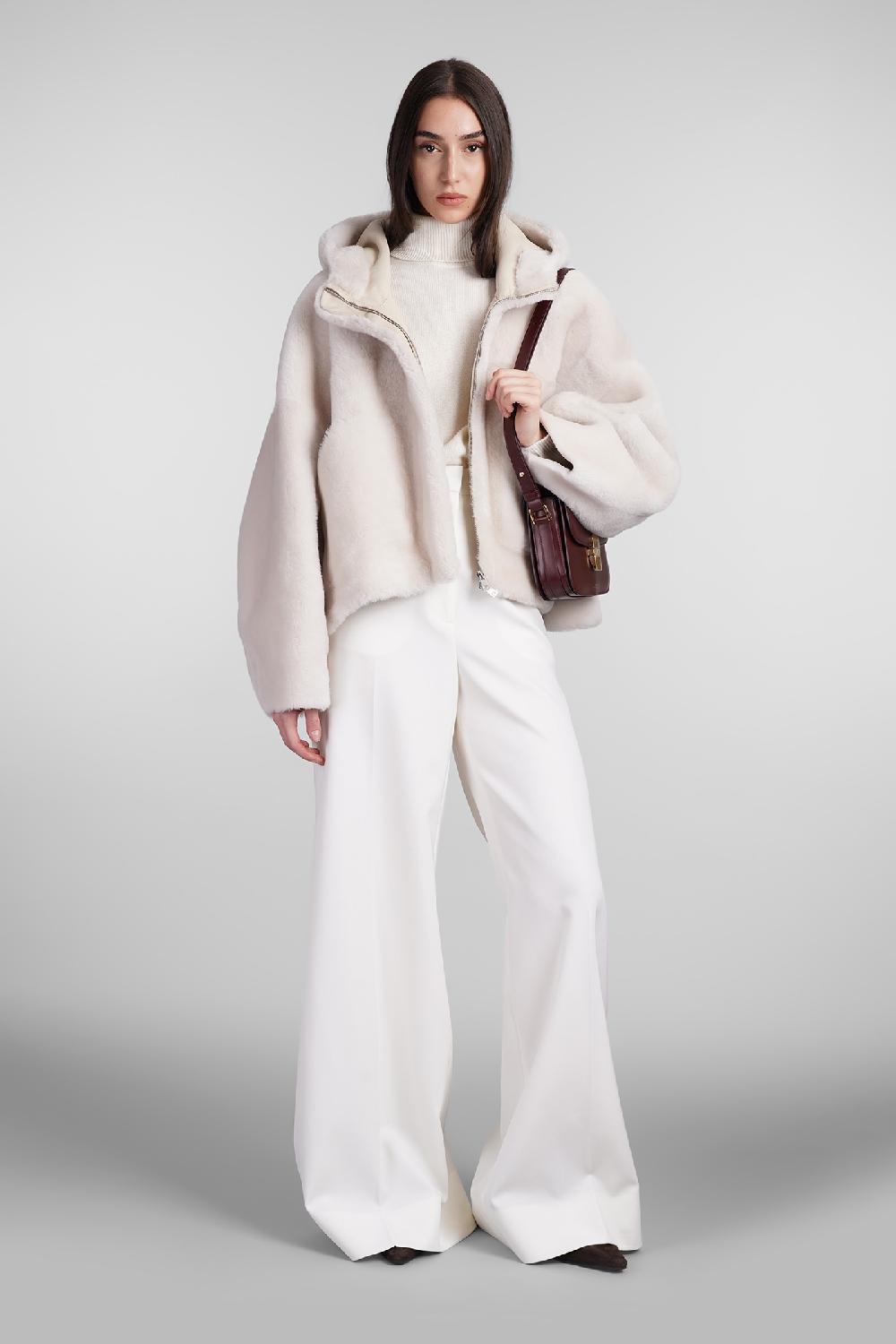 Deliberti Blancha Pelliccia in pelle bianca cod. 407905 - Deliberti The Luxury Shopping Novità