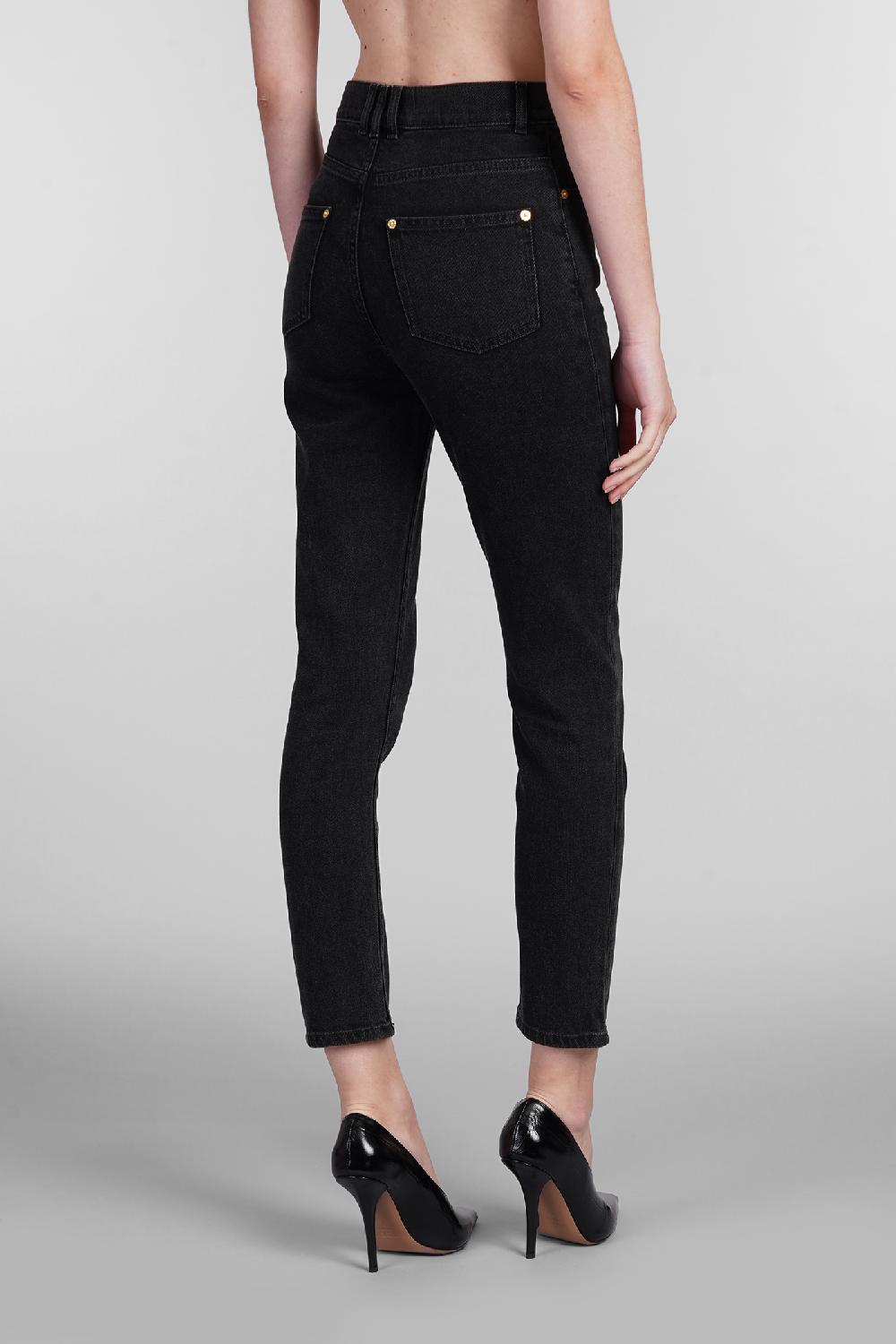 Deliberti Balmain Jeans in cotone nero cod. 403036 - Deliberti The Luxury Shopping Esporta salva