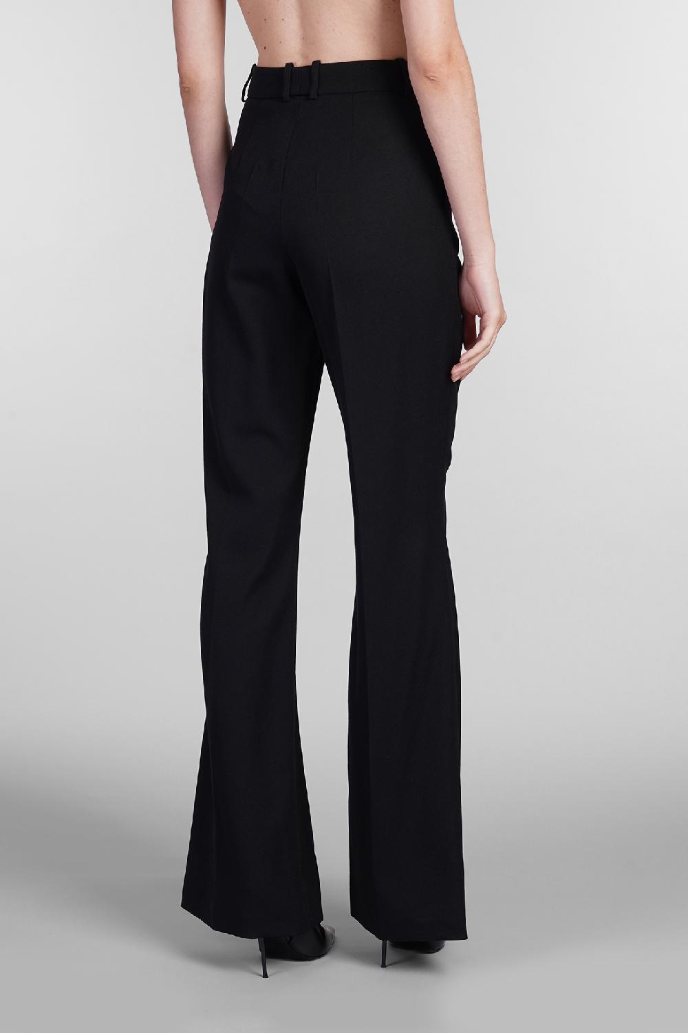Deliberti Balmain Pantalone in lana nera cod. 403037 - Deliberti The Luxury Shopping Vendita Calda