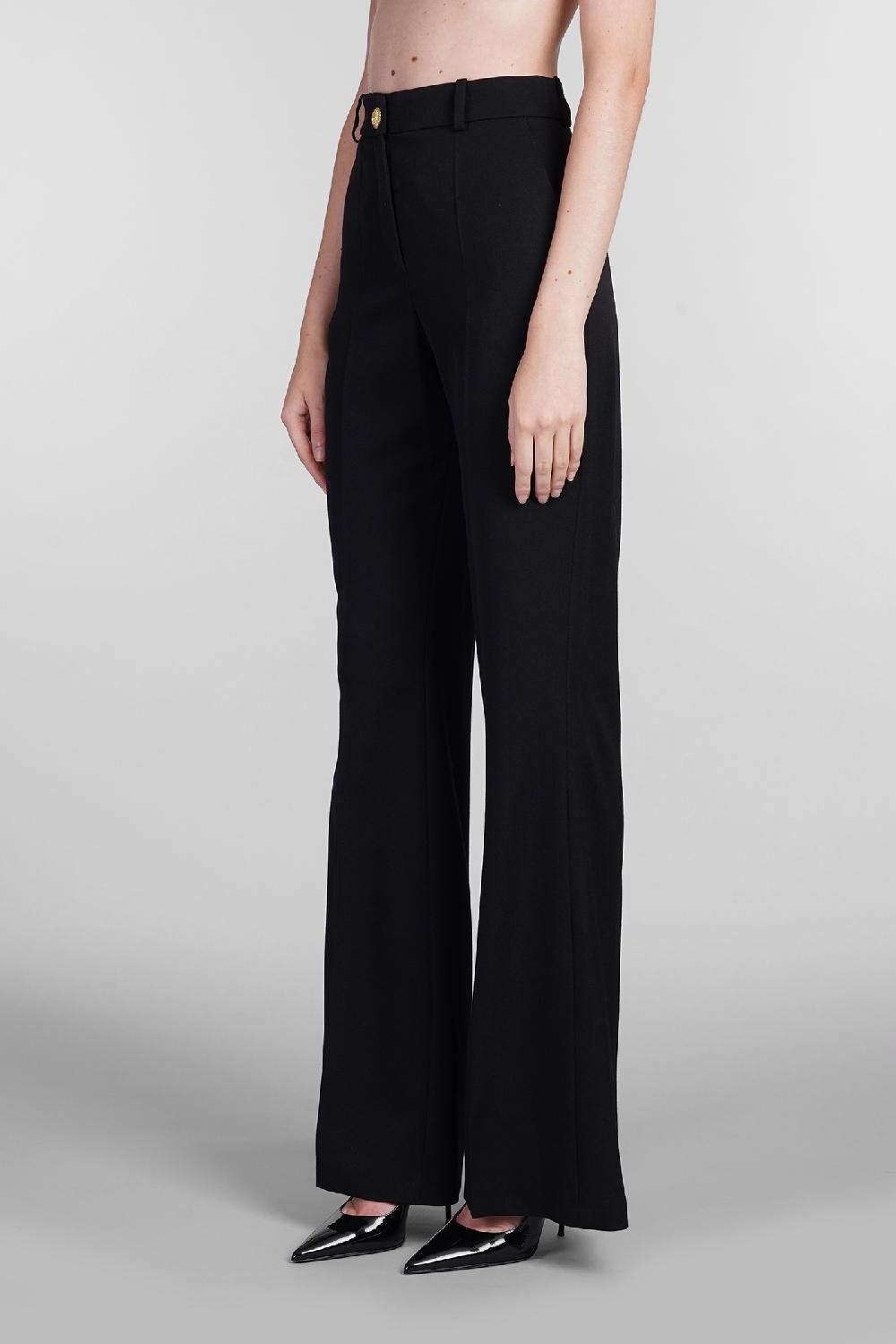 Deliberti Balmain Pantalone in lana nera cod. 403037 - Deliberti The Luxury Shopping Vendita Calda