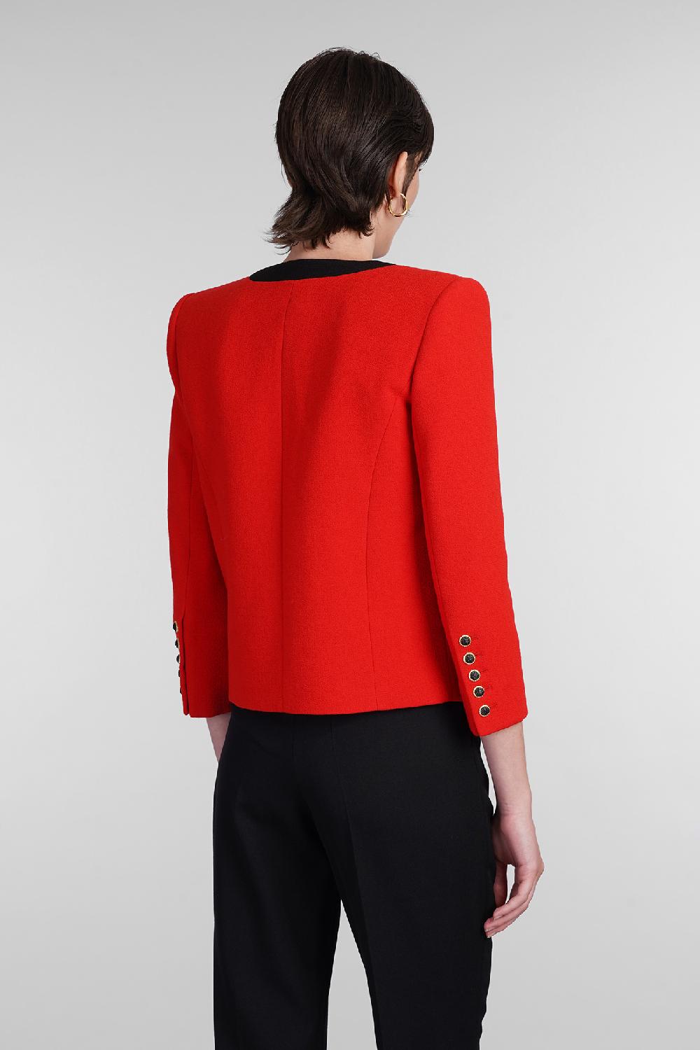 Deliberti Balmain Blazer in lana rossa cod. 403044 - Deliberti The Luxury Shopping Nuova