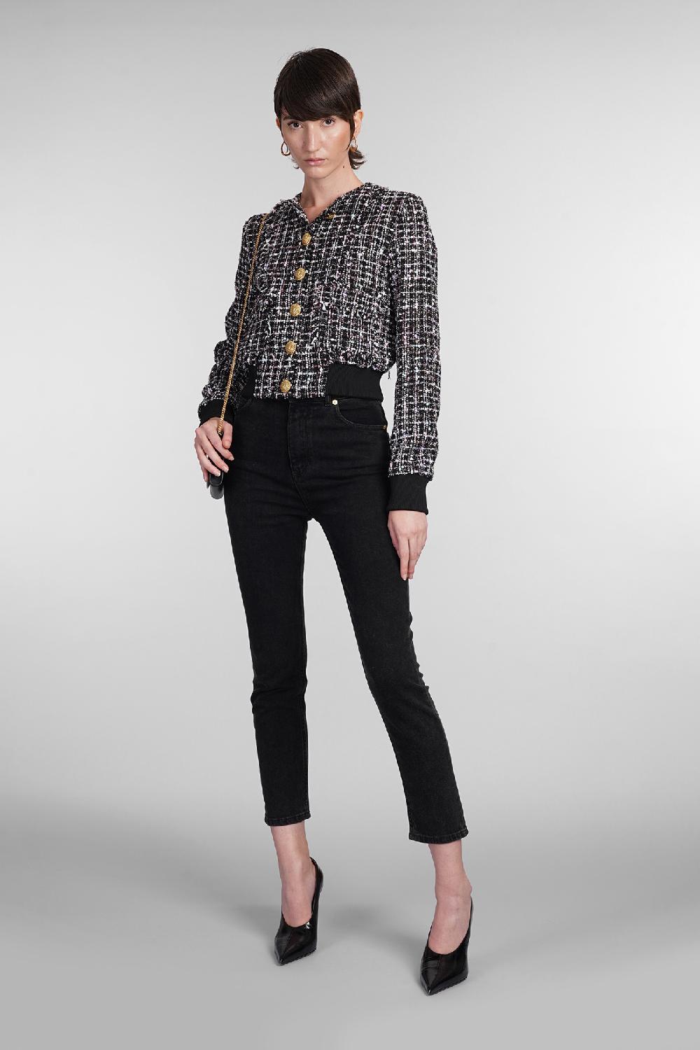 Deliberti Balmain Giacca casual in poliestere nero cod. 403045 - Deliberti The Luxury Shopping Moda
