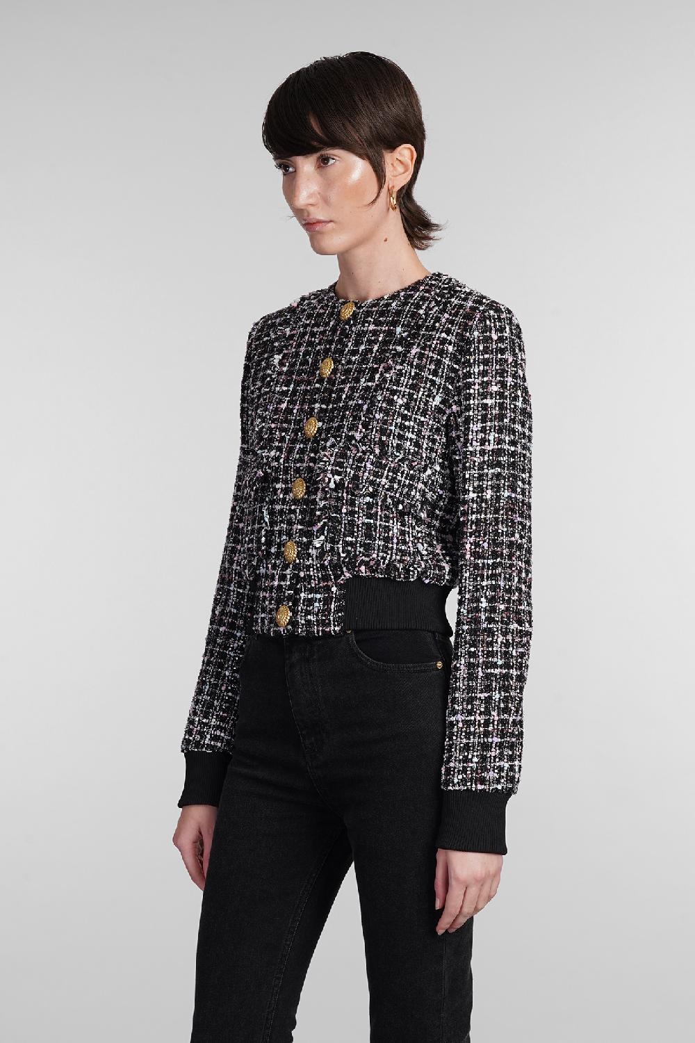 Deliberti Balmain Giacca casual in poliestere nero cod. 403045 - Deliberti The Luxury Shopping Moda
