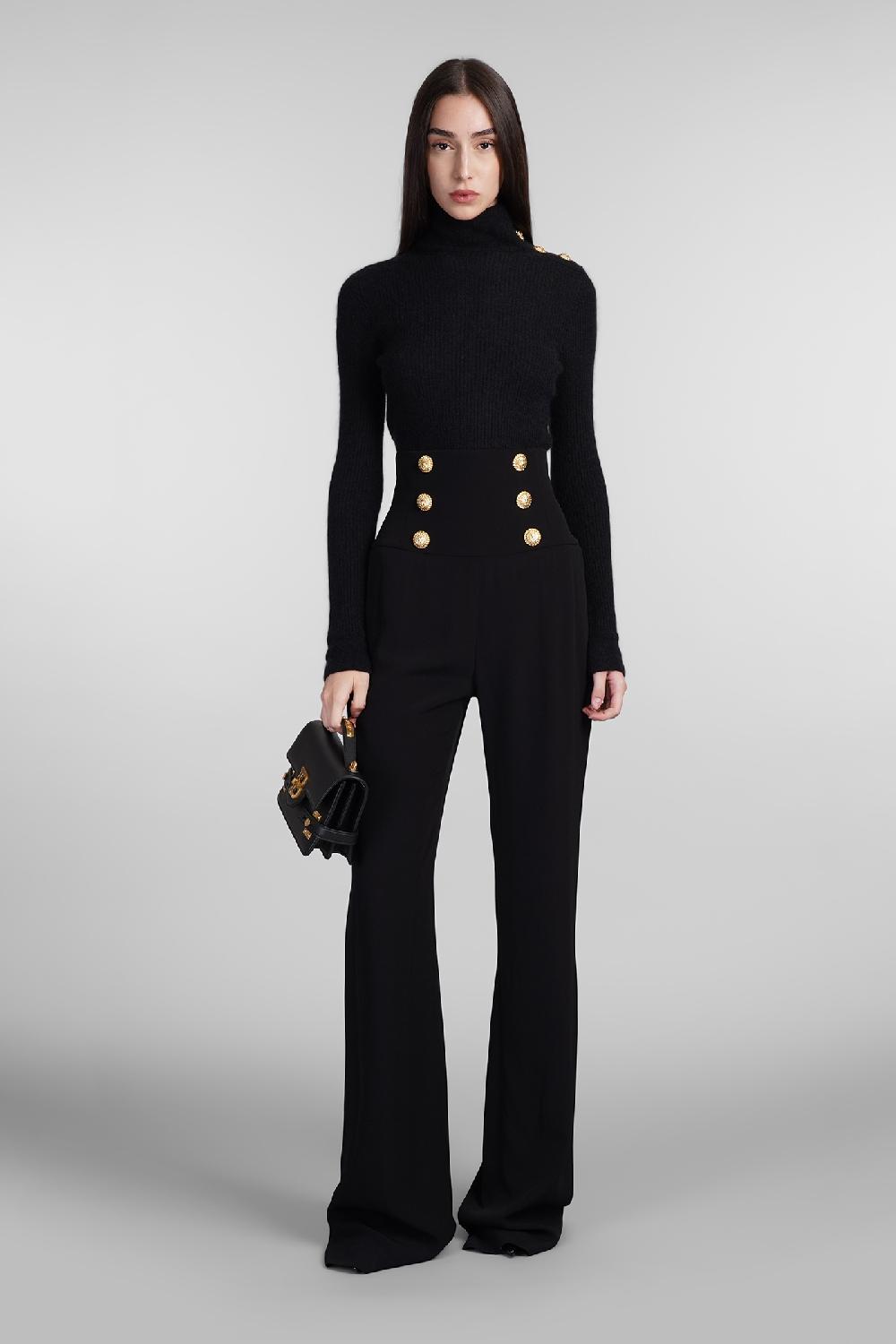 Deliberti Balmain Maglia in mohair nero cod. 406832 - Deliberti The Luxury Shopping Italy