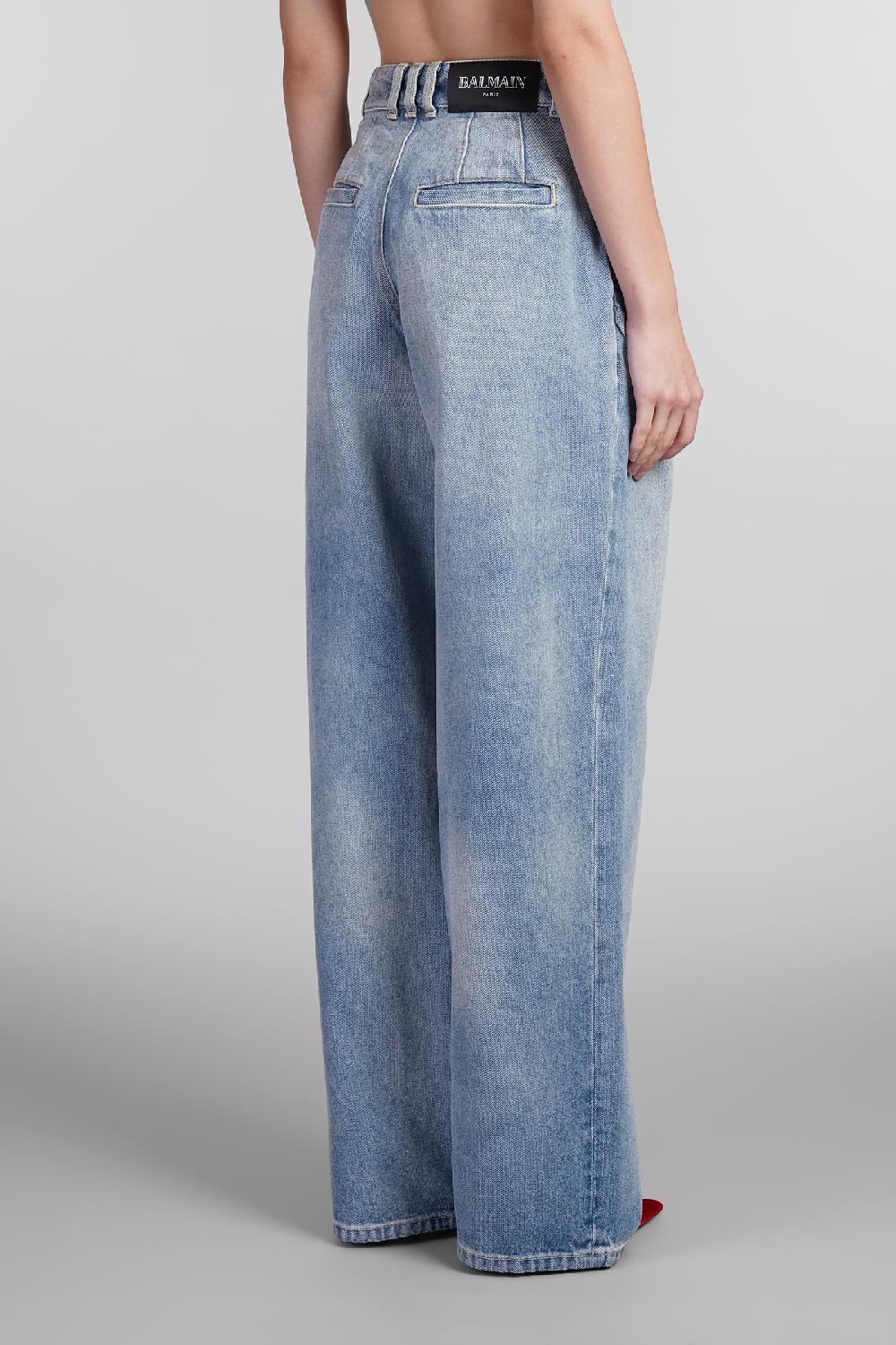 Deliberti Balmain Jeans in cotone blu cod. 406834 - Deliberti The Luxury Shopping 2025