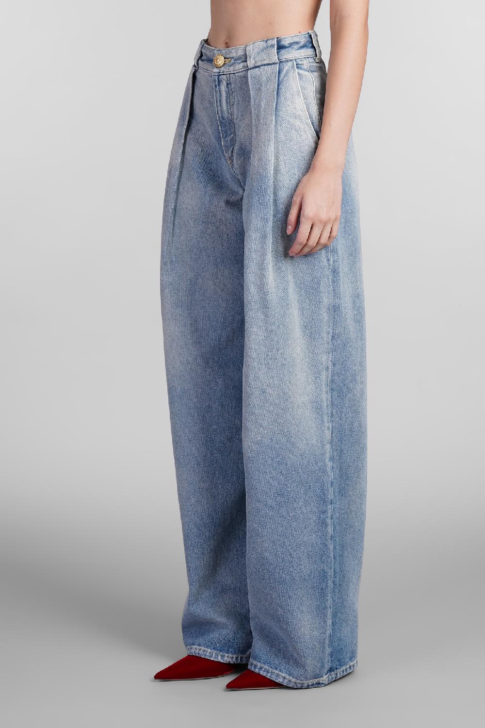 Deliberti Balmain Jeans in cotone blu cod. 406834 - Deliberti The Luxury Shopping 2025
