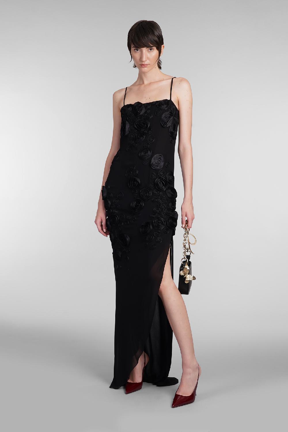 Deliberti Blumarine Abito in viscosa nera cod. 403536 - Deliberti The Luxury Shopping Soddisfazione Garantita