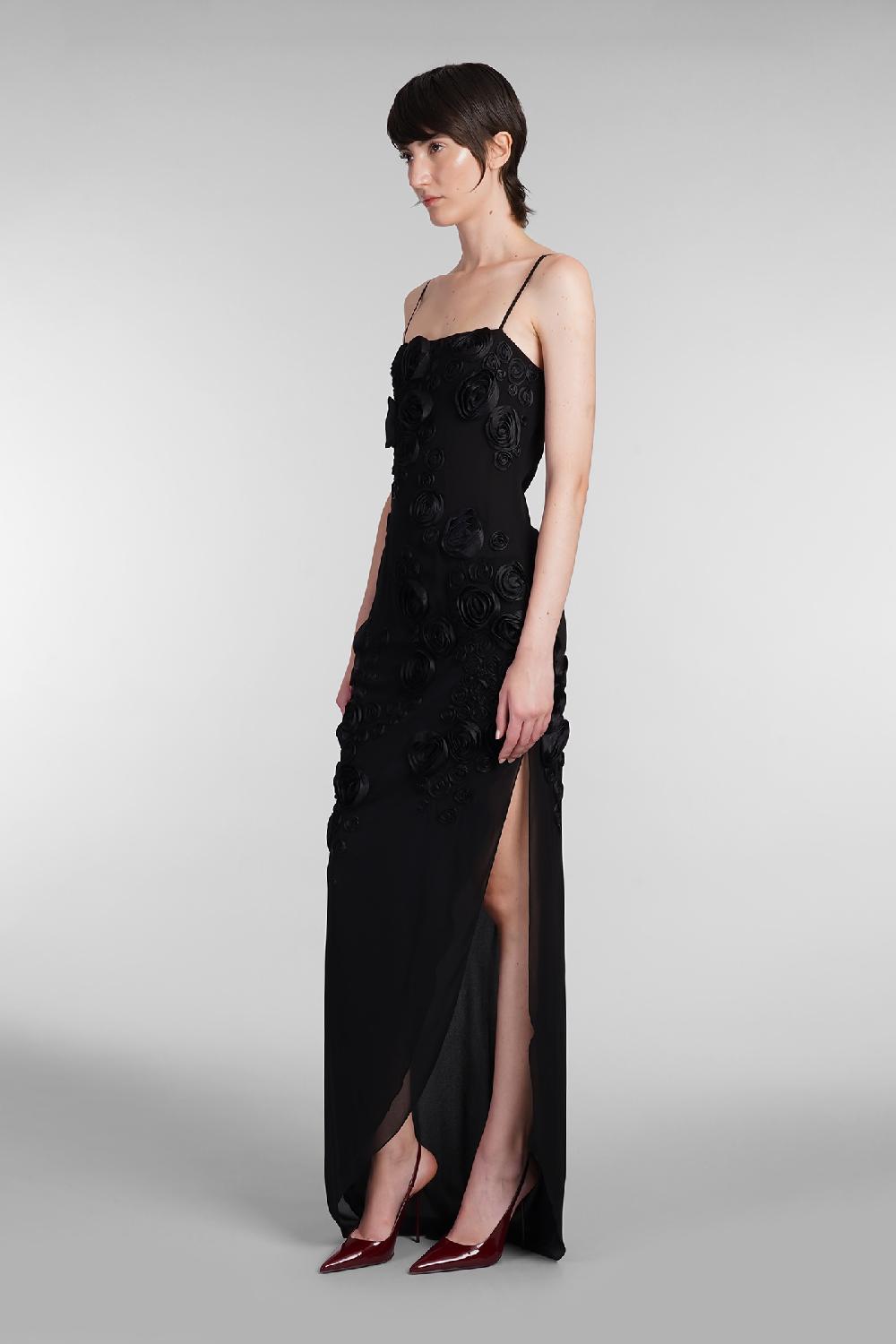 Deliberti Blumarine Abito in viscosa nera cod. 403536 - Deliberti The Luxury Shopping Soddisfazione Garantita