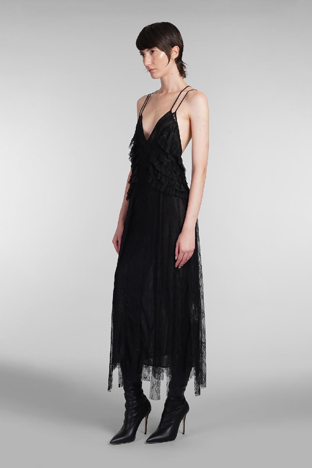 Deliberti Blumarine Abito in poliammide nera cod. 403546 - Deliberti The Luxury Shopping Consegna Veloce