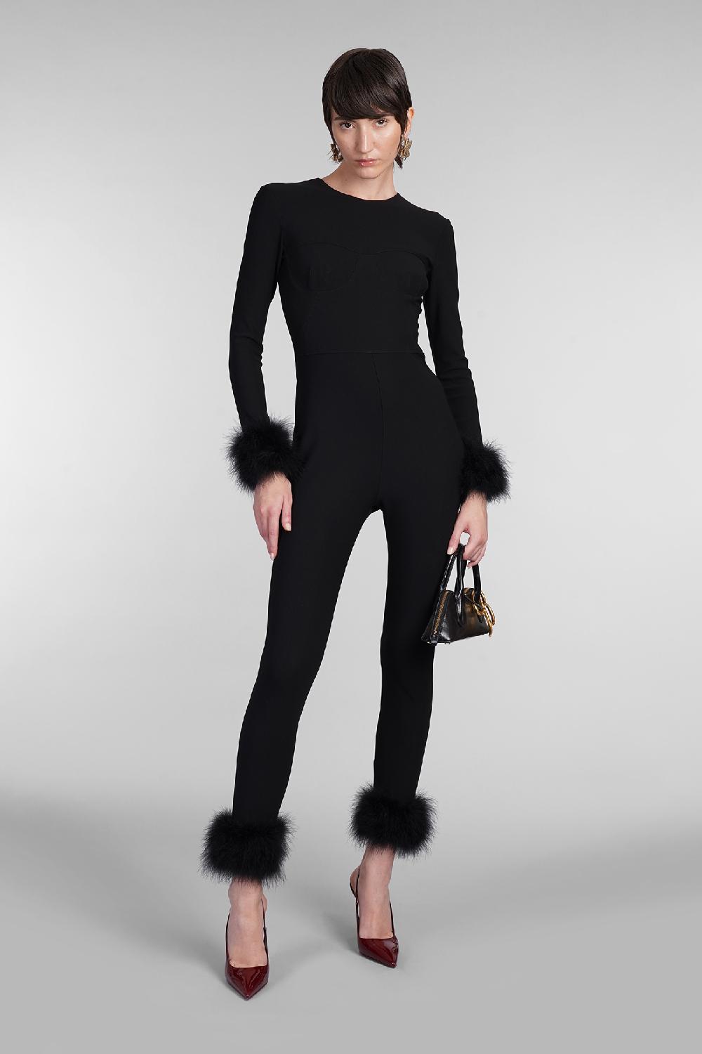 Deliberti Blumarine Tuta in viscosa nera cod. 403533 - Deliberti The Luxury Shopping Fino Al -60%