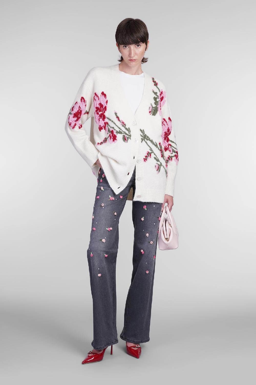 Deliberti Blumarine Cardigan in lana beige cod. 405281 - Deliberti The Luxury Shopping Prezzo Ridotto
