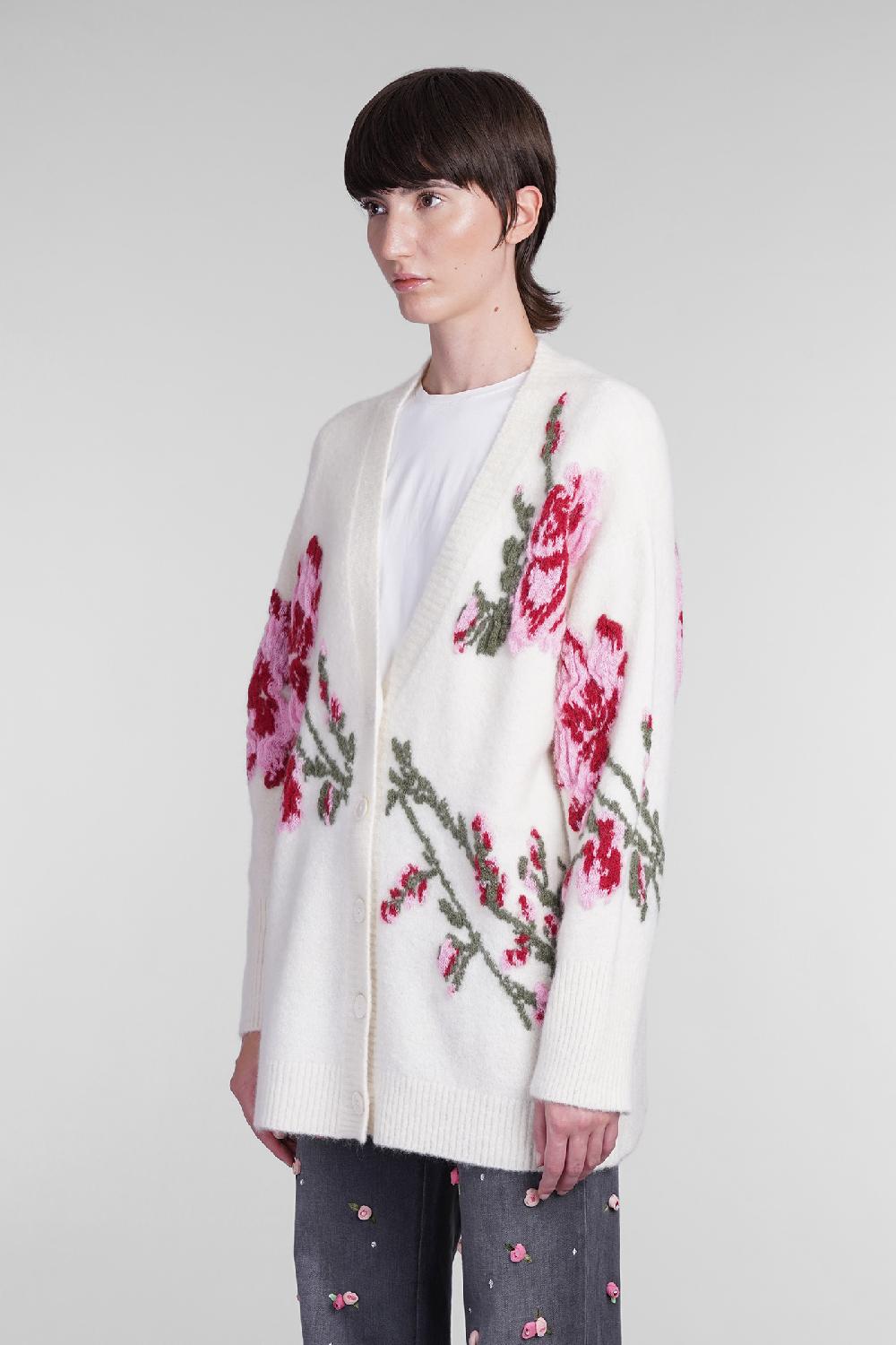 Deliberti Blumarine Cardigan in lana beige cod. 405281 - Deliberti The Luxury Shopping Prezzo Ridotto