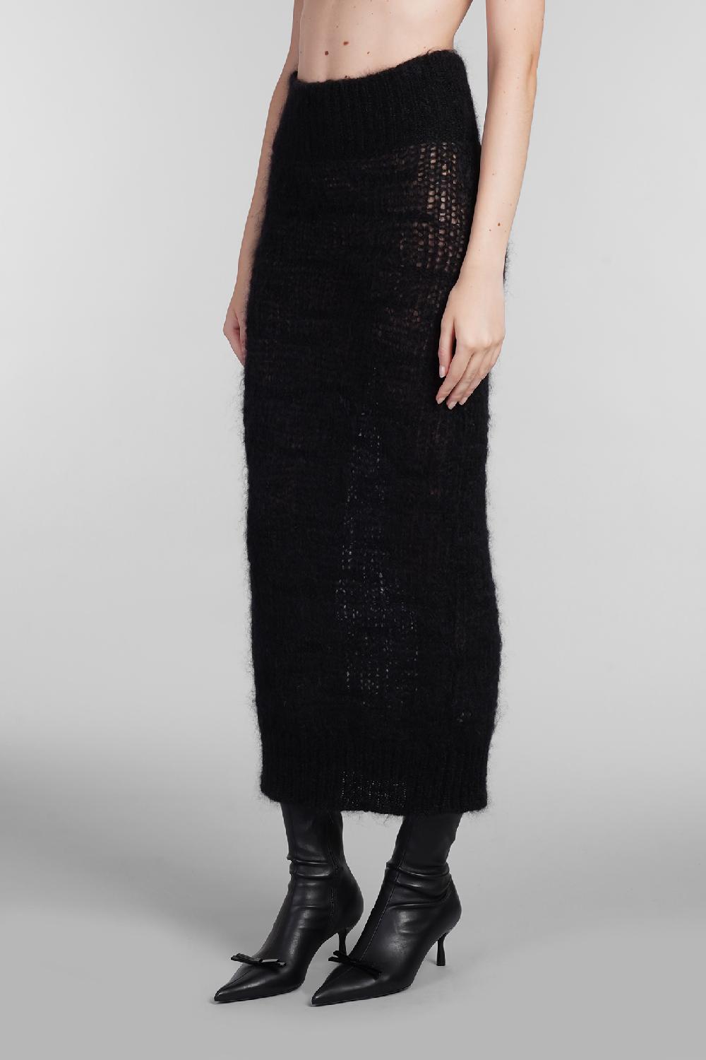 Deliberti Blumarine Gonna in lana nera cod. 403550 - Deliberti The Luxury Shopping Presa
