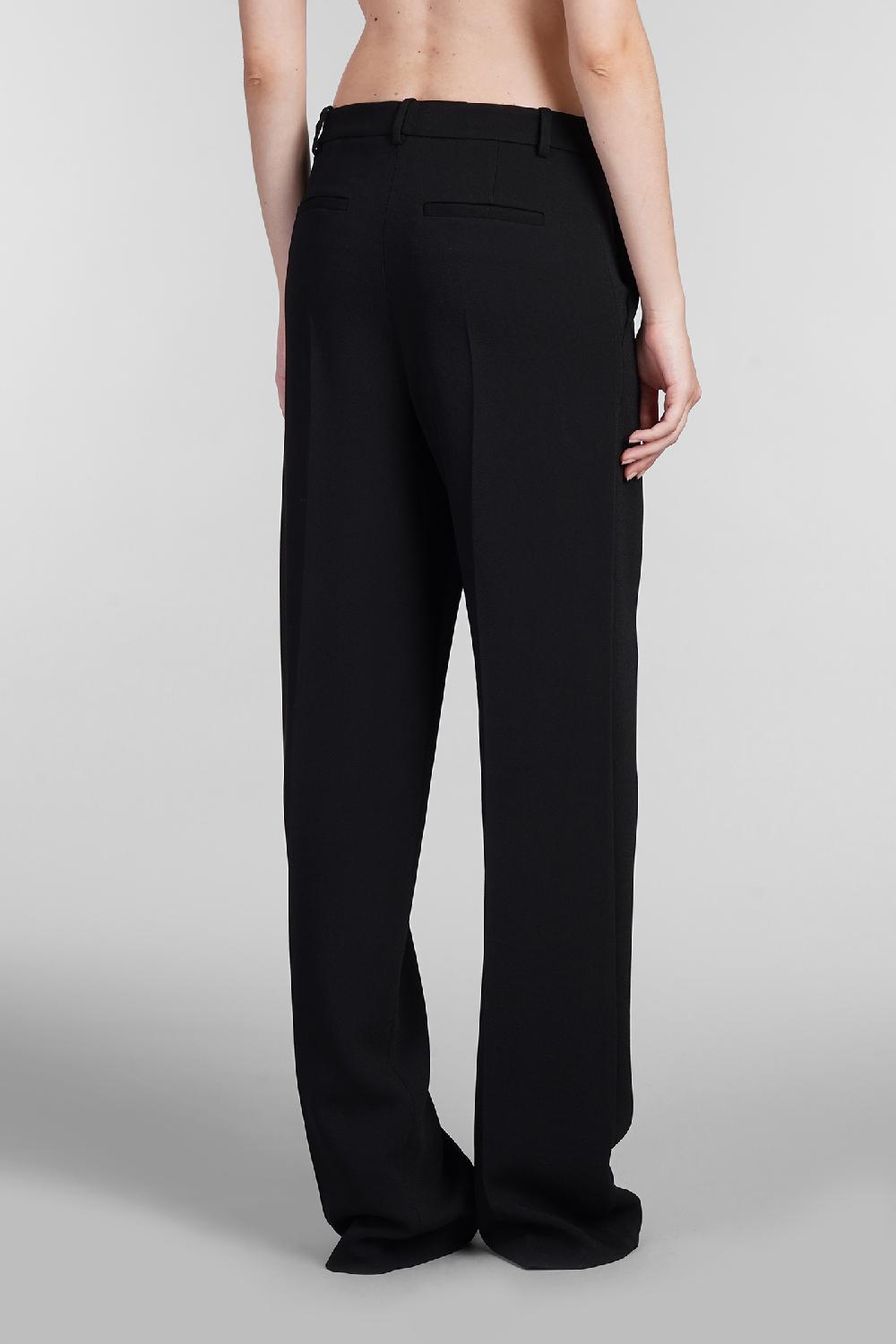 Deliberti Blumarine Pantalone in viscosa nera cod. 403545 - Deliberti The Luxury Shopping Saldi