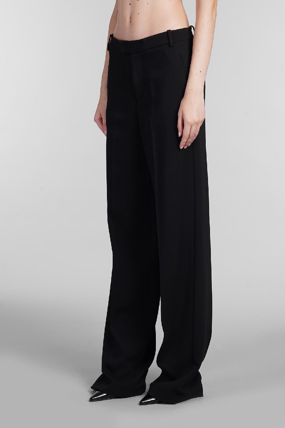Deliberti Blumarine Pantalone in viscosa nera cod. 403545 - Deliberti The Luxury Shopping Saldi
