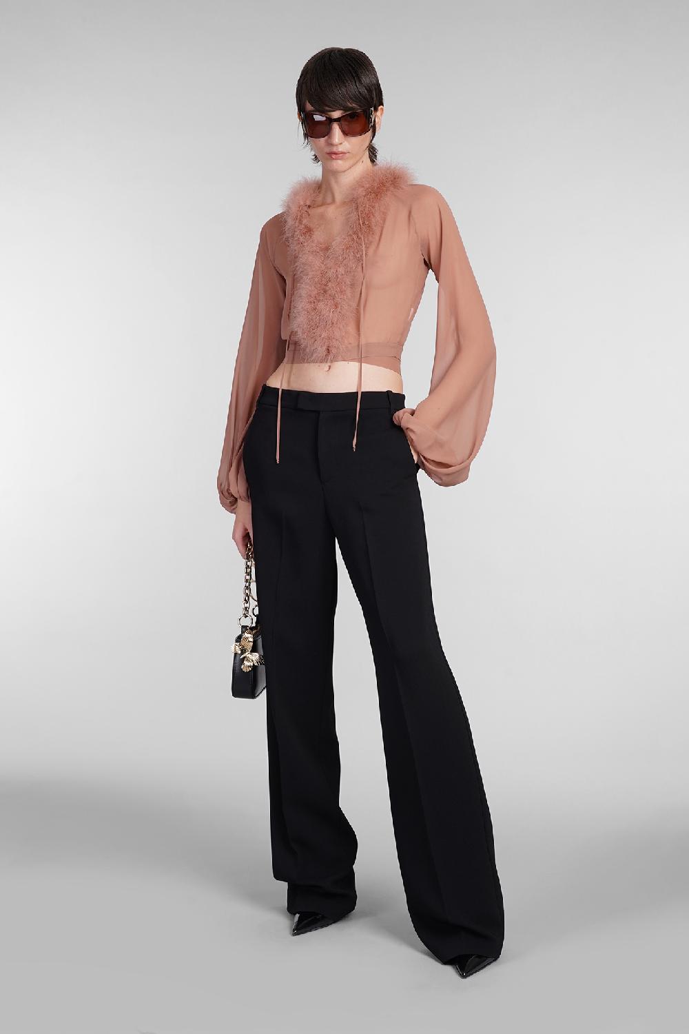 Deliberti Blumarine Blusa in seta rosa cod. 403548 - Deliberti The Luxury Shopping Vendita Calda