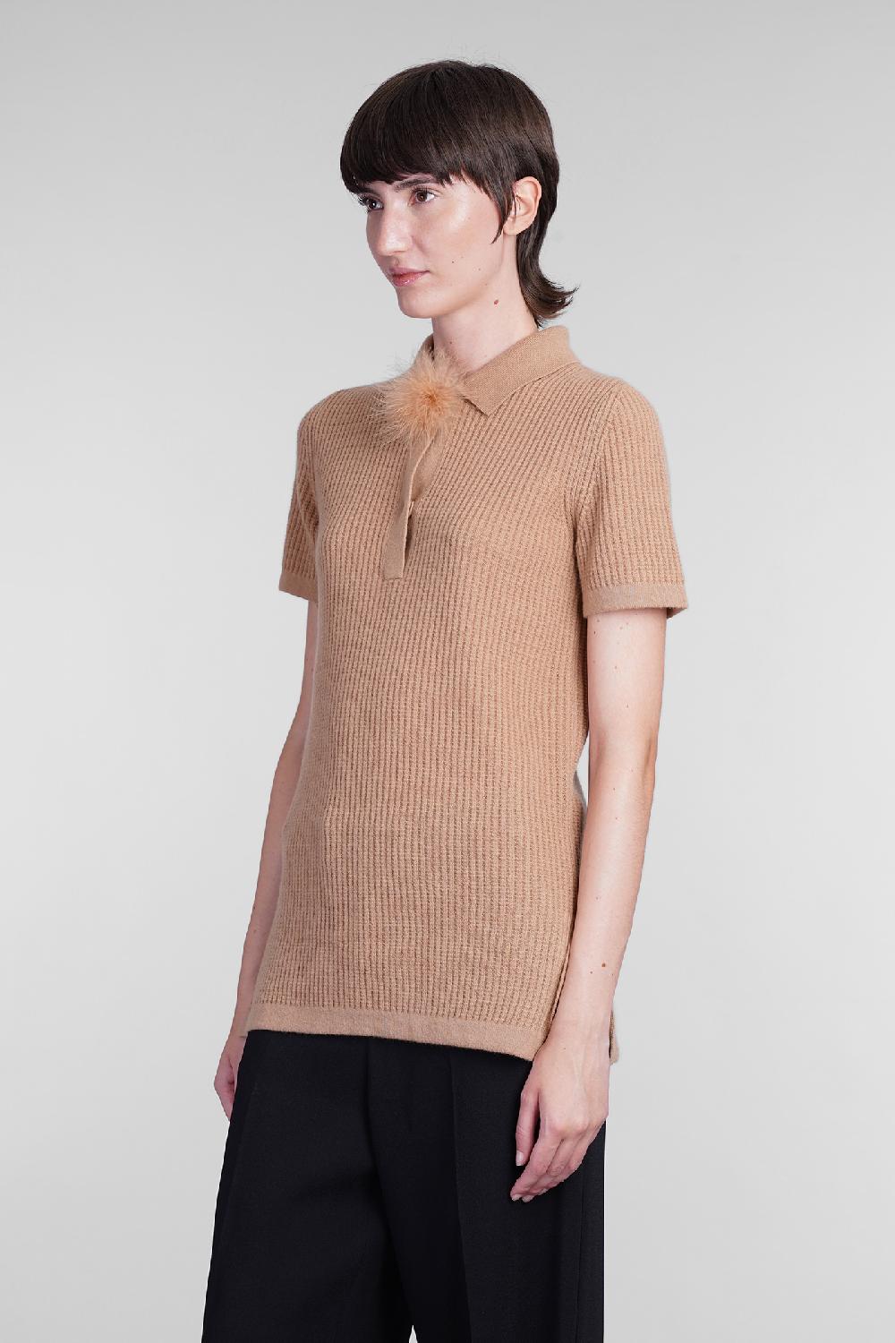 Deliberti Blumarine Polo in lana marrone cod. 403553 - Deliberti The Luxury Shopping Vendita Economica