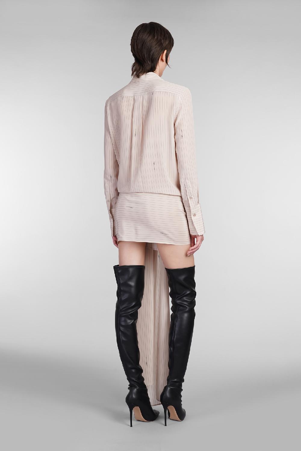 Deliberti Blumarine Abito in seta beige cod. 403547 - Deliberti The Luxury Shopping In Saldo