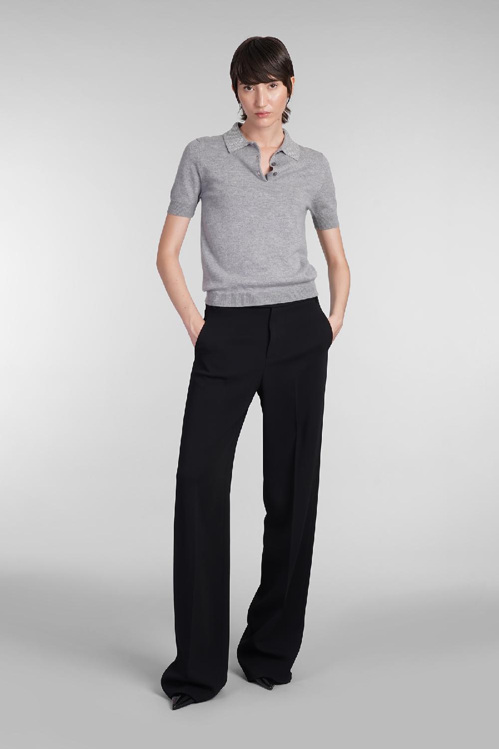 Deliberti Blumarine Polo in lana grigia cod. 403554 - Deliberti The Luxury Shopping Nuova