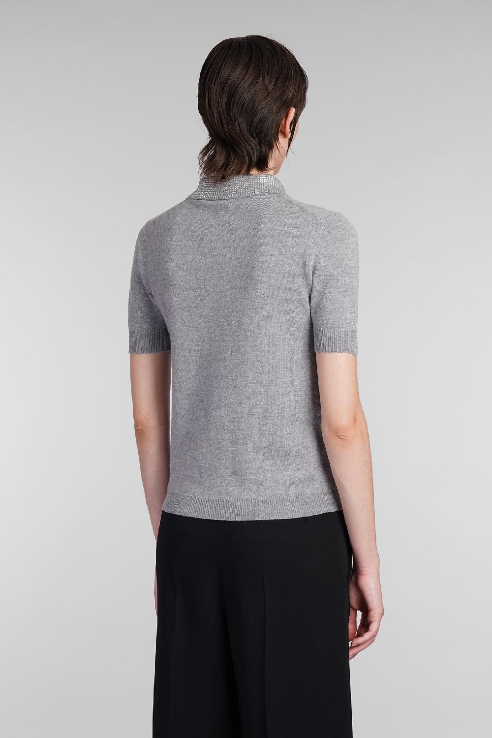 Deliberti Blumarine Polo in lana grigia cod. 403554 - Deliberti The Luxury Shopping Nuova