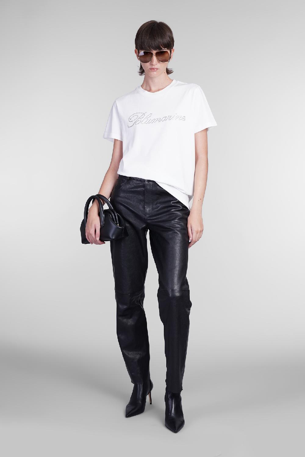 Deliberti Blumarine T-shirt in cotone bianco cod. 403559 - Deliberti The Luxury Shopping 2025