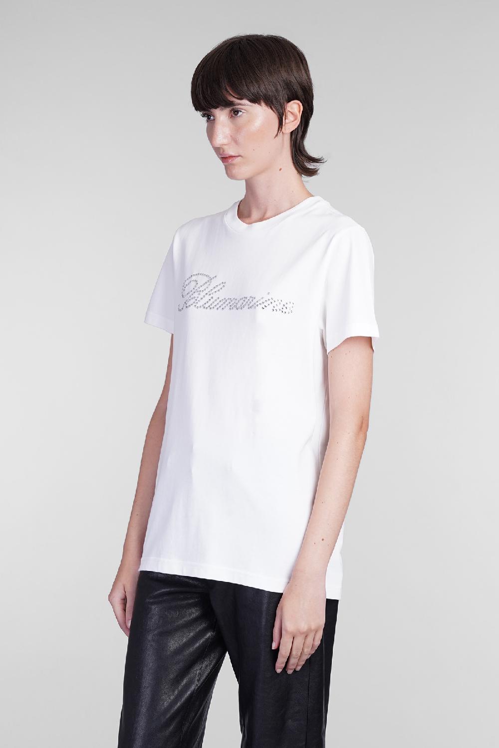Deliberti Blumarine T-shirt in cotone bianco cod. 403559 - Deliberti The Luxury Shopping 2025