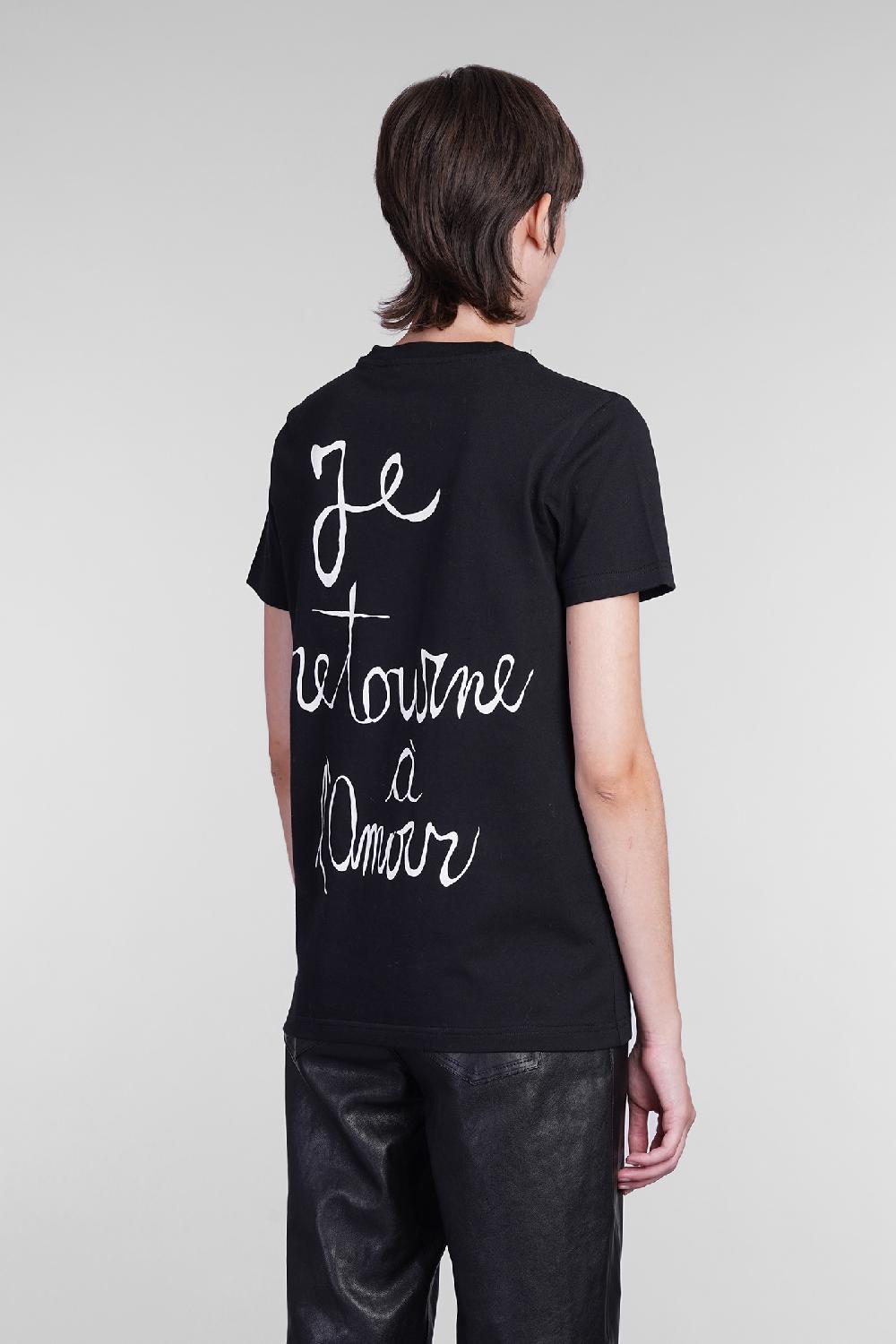Deliberti Blumarine T-shirt in cotone nero cod. 403562 - Deliberti The Luxury Shopping 2025