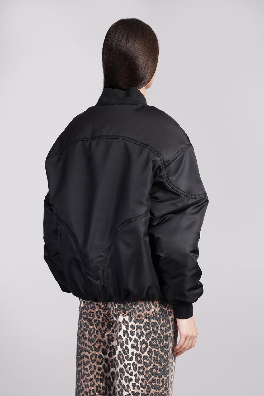 Deliberti Bacon Bomber in poliammide nera cod. 407803 - Deliberti The Luxury Shopping In Linea