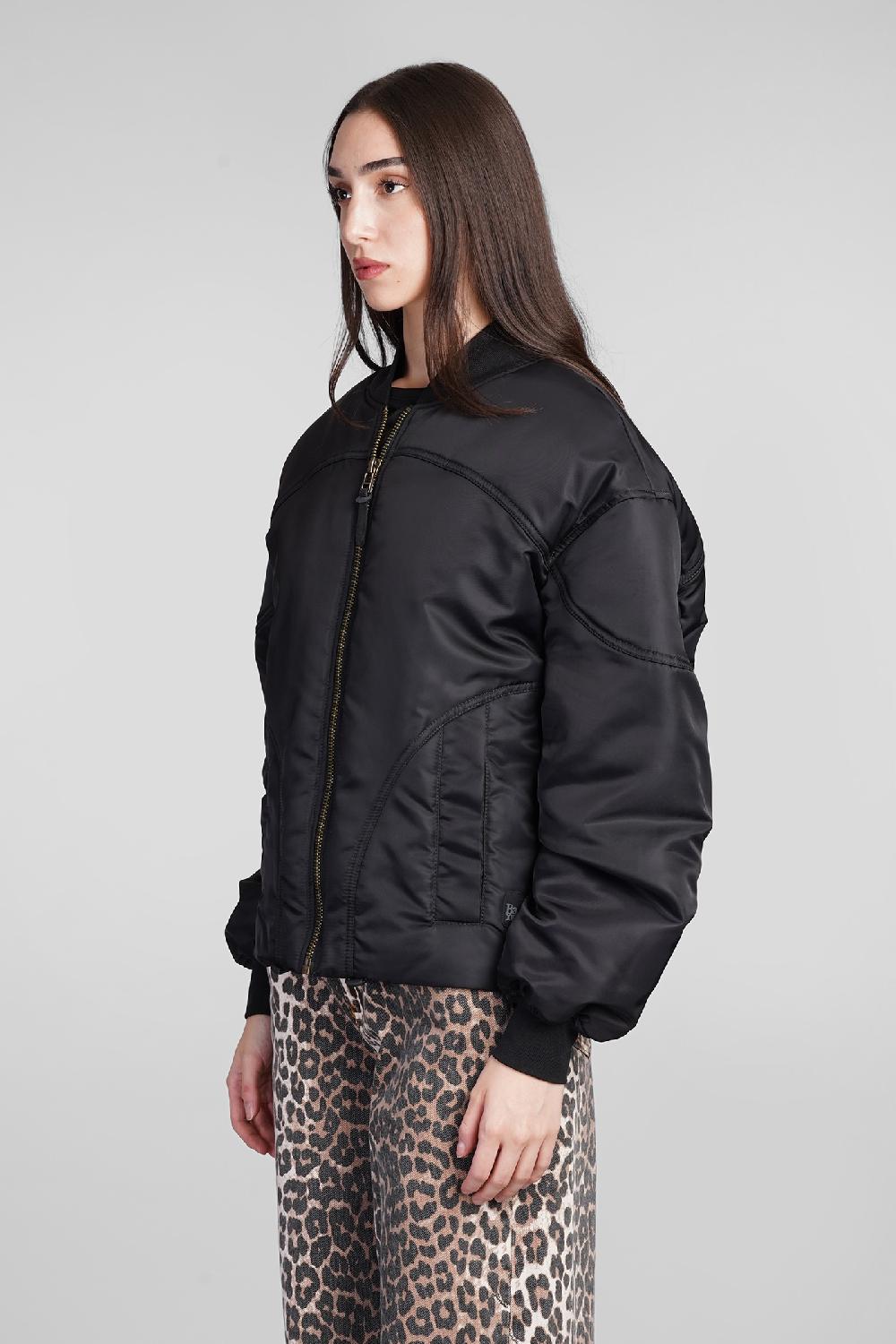 Deliberti Bacon Bomber in poliammide nera cod. 407803 - Deliberti The Luxury Shopping In Linea