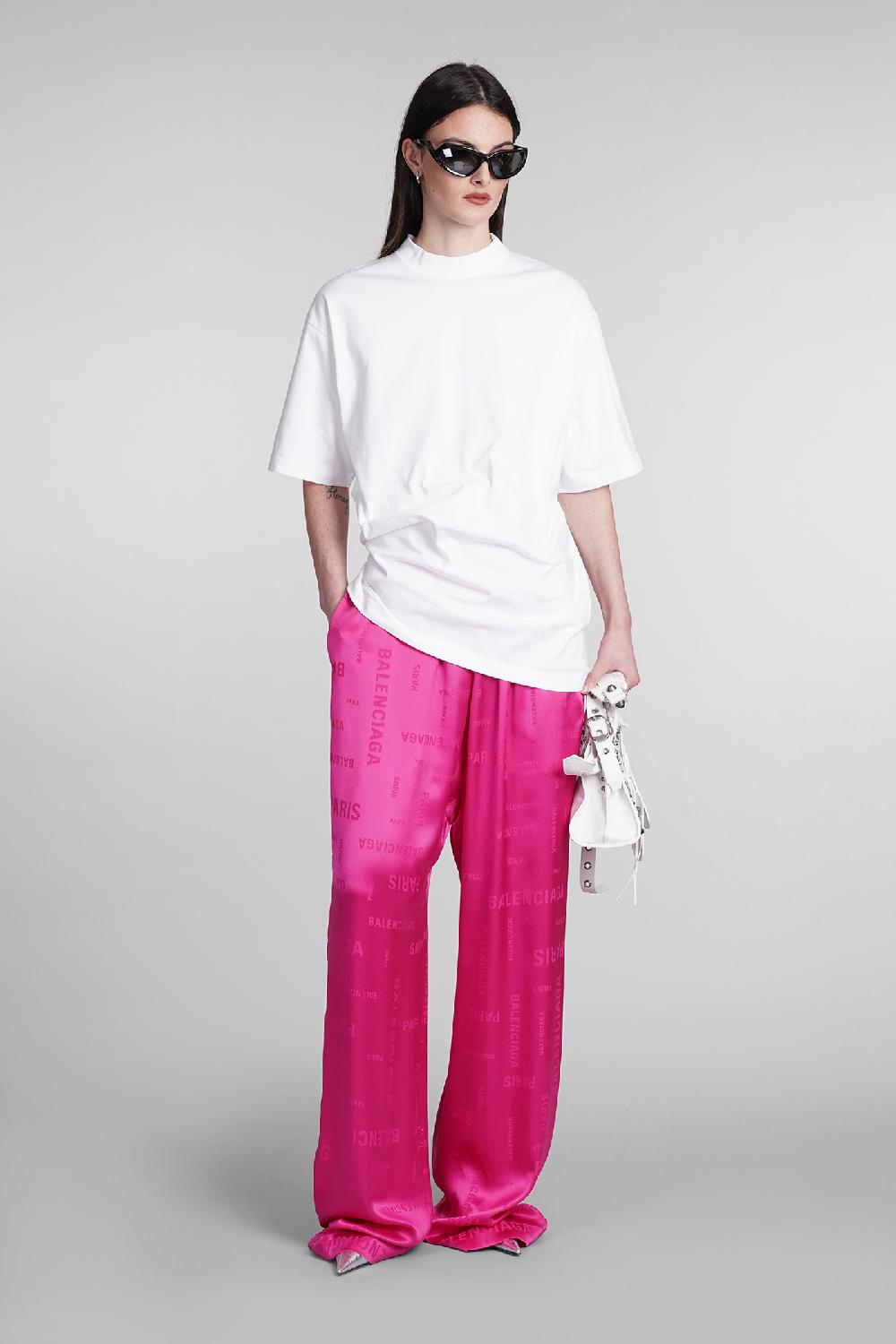 Deliberti Balenciaga T-shirt in cotone bianco cod. 394992 - Deliberti The Luxury Shopping Promozione