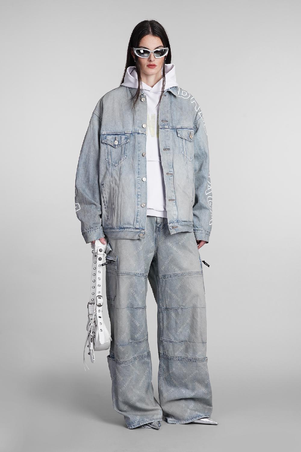 Deliberti Balenciaga Giacche denim in cotone blu cod. 395006 - Deliberti The Luxury Shopping Negozi Online