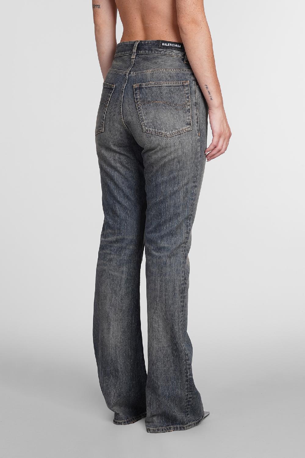 Deliberti Balenciaga Jeans in cotone blu cod. 386192 - Deliberti The Luxury Shopping Acquista Ora