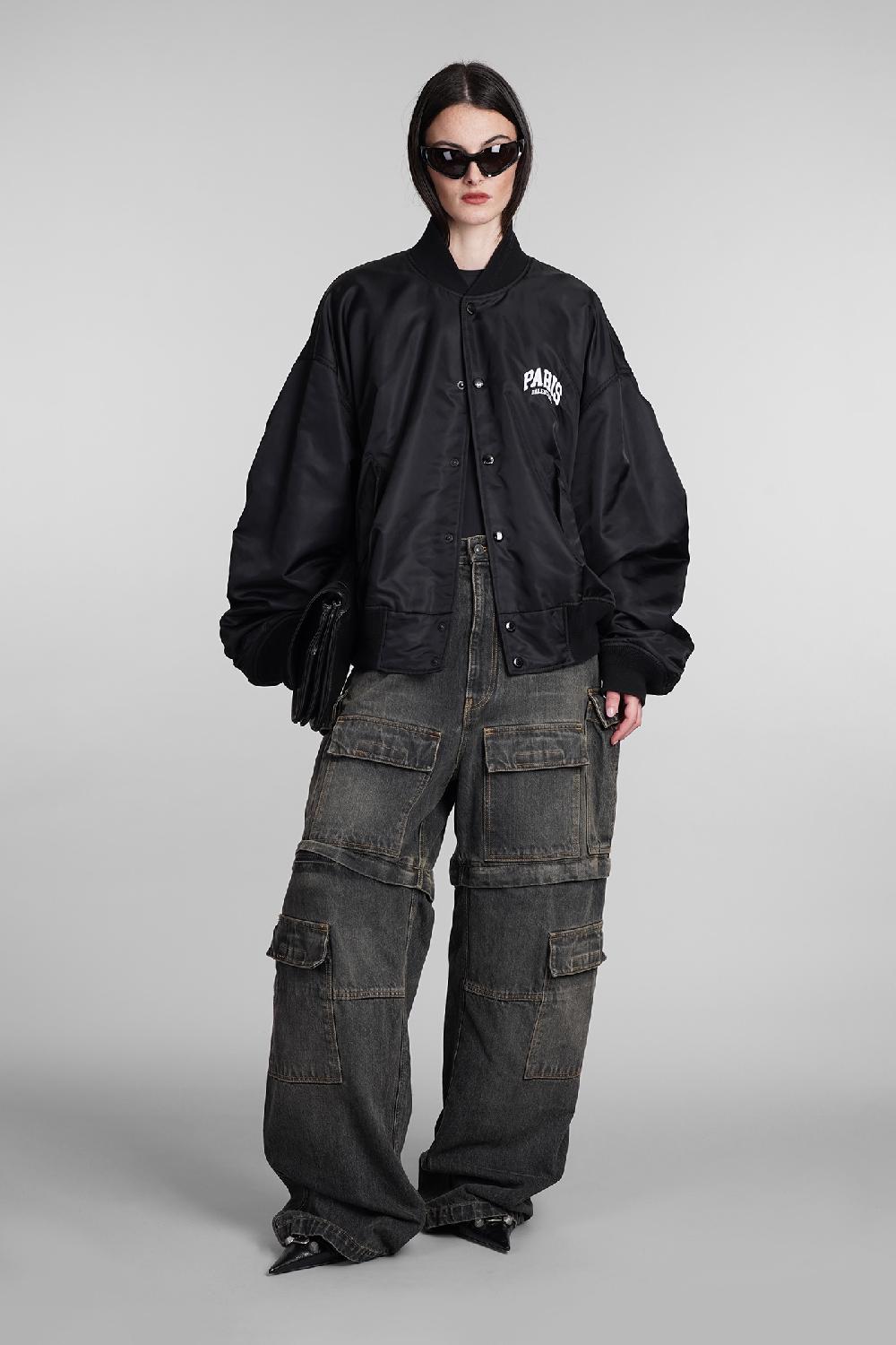 Deliberti Balenciaga Bomber in poliammide nera cod. 394986 - Deliberti The Luxury Shopping Promozione Limitata