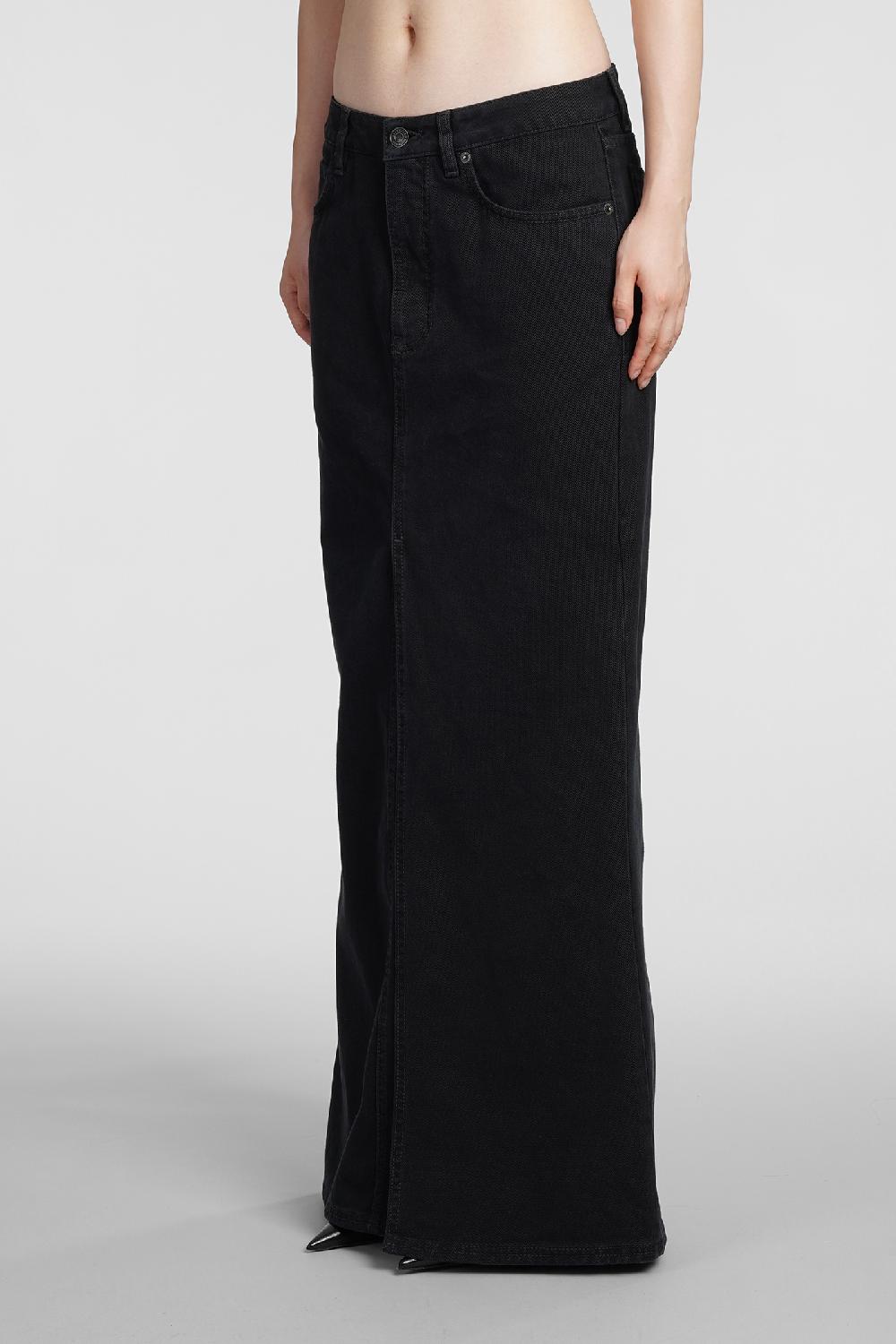 Deliberti Balenciaga Gonna in cotone nero cod. 383720 - Deliberti The Luxury Shopping Shopping Online
