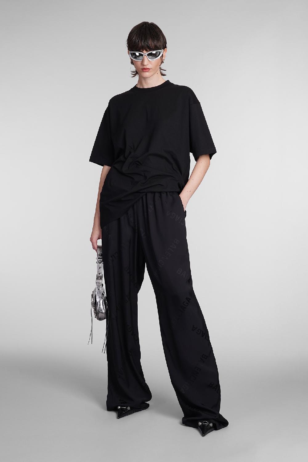 Deliberti Balenciaga T-shirt in cotone nero cod. 393398 - Deliberti The Luxury Shopping Affare Del Giorno