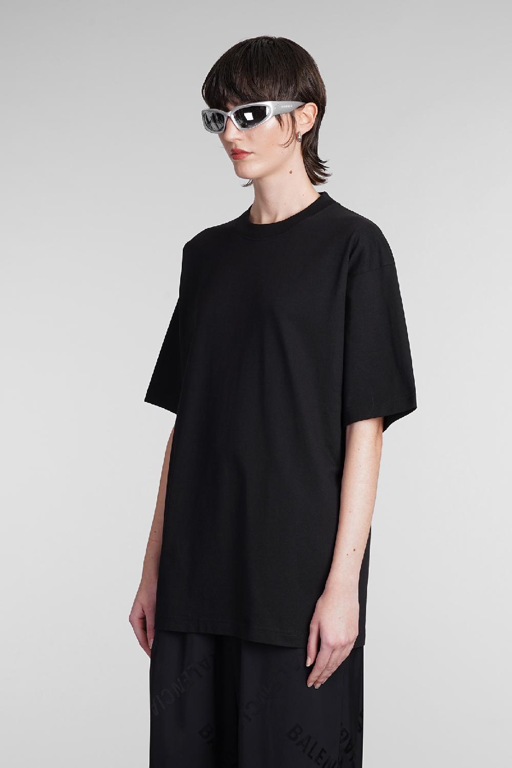 Deliberti Balenciaga T-shirt in cotone nero cod. 393398 - Deliberti The Luxury Shopping Affare Del Giorno