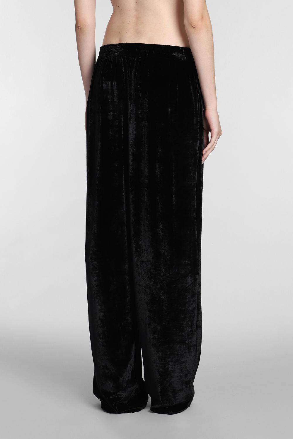 Deliberti Balenciaga Pantalone in viscosa nera cod. 381732 - Deliberti The Luxury Shopping Convenienza