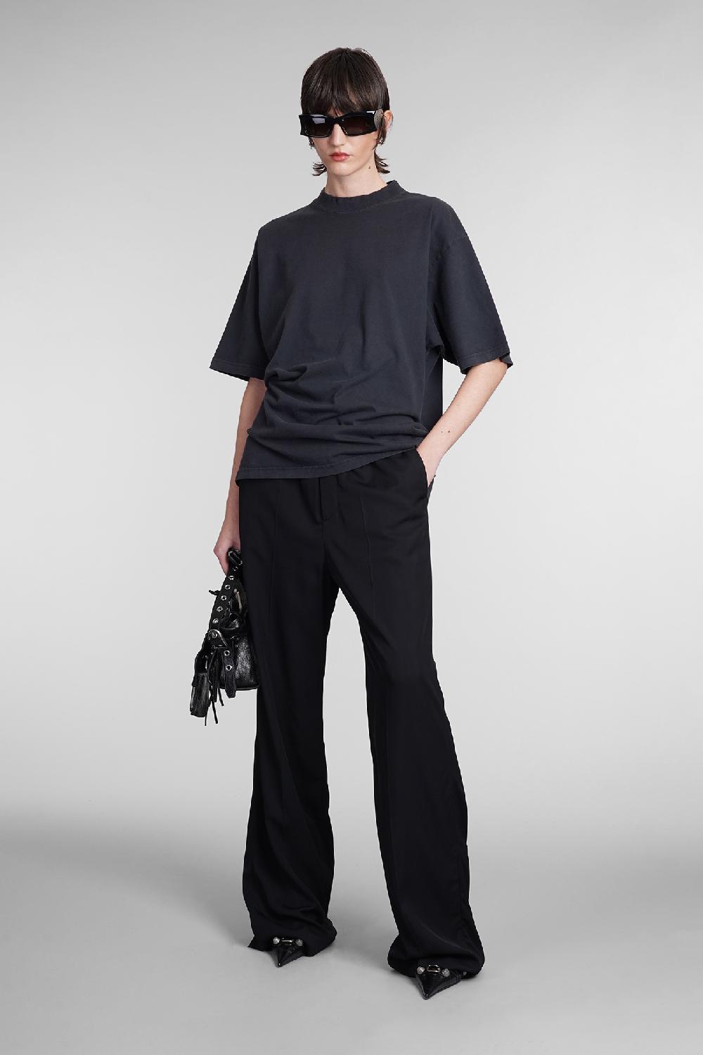 Deliberti Balenciaga T-shirt in cotone nero cod. 393402 - Deliberti The Luxury Shopping Novità