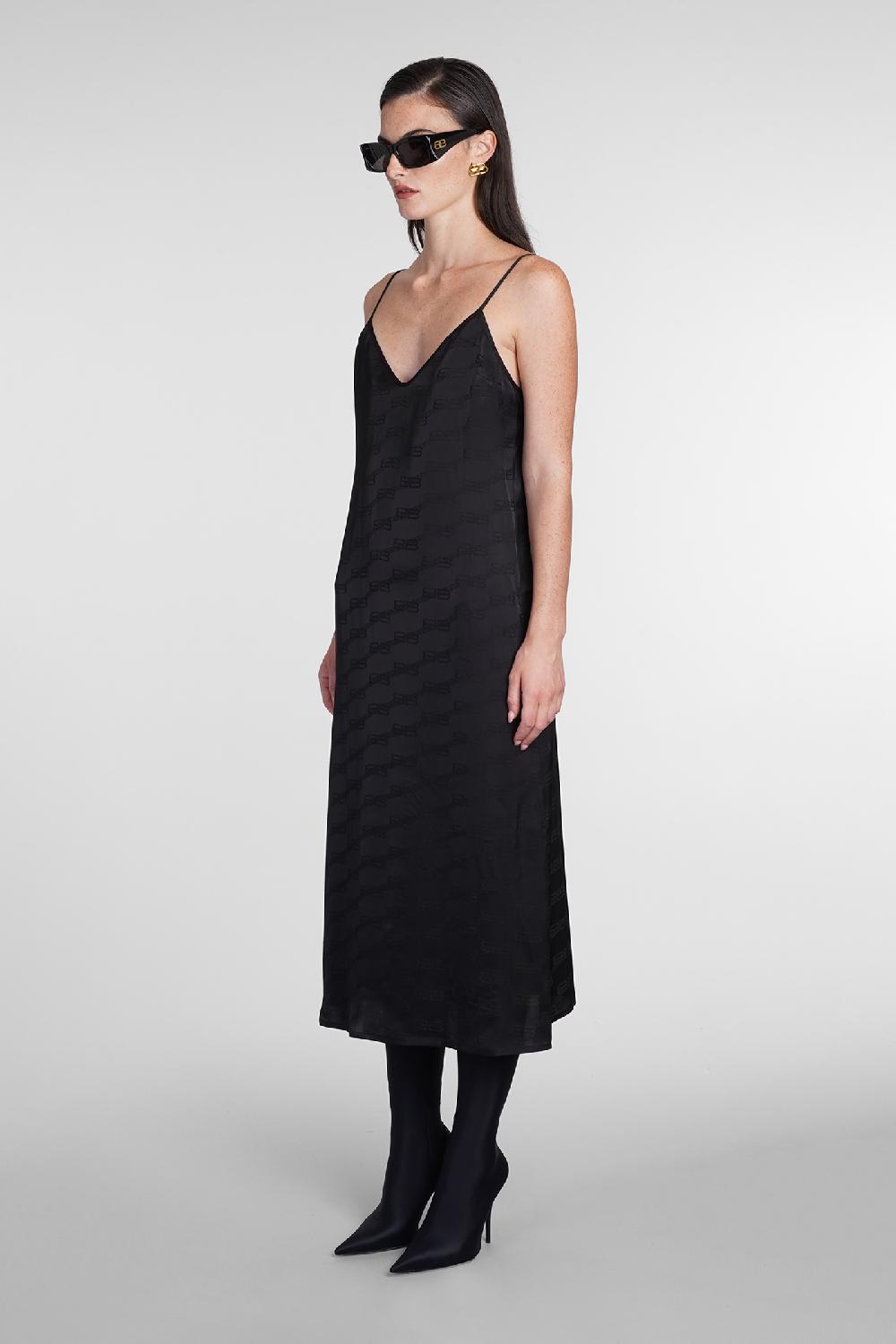 Deliberti Balenciaga Abito in viscosa nera cod. 386214 - Deliberti The Luxury Shopping Offerta