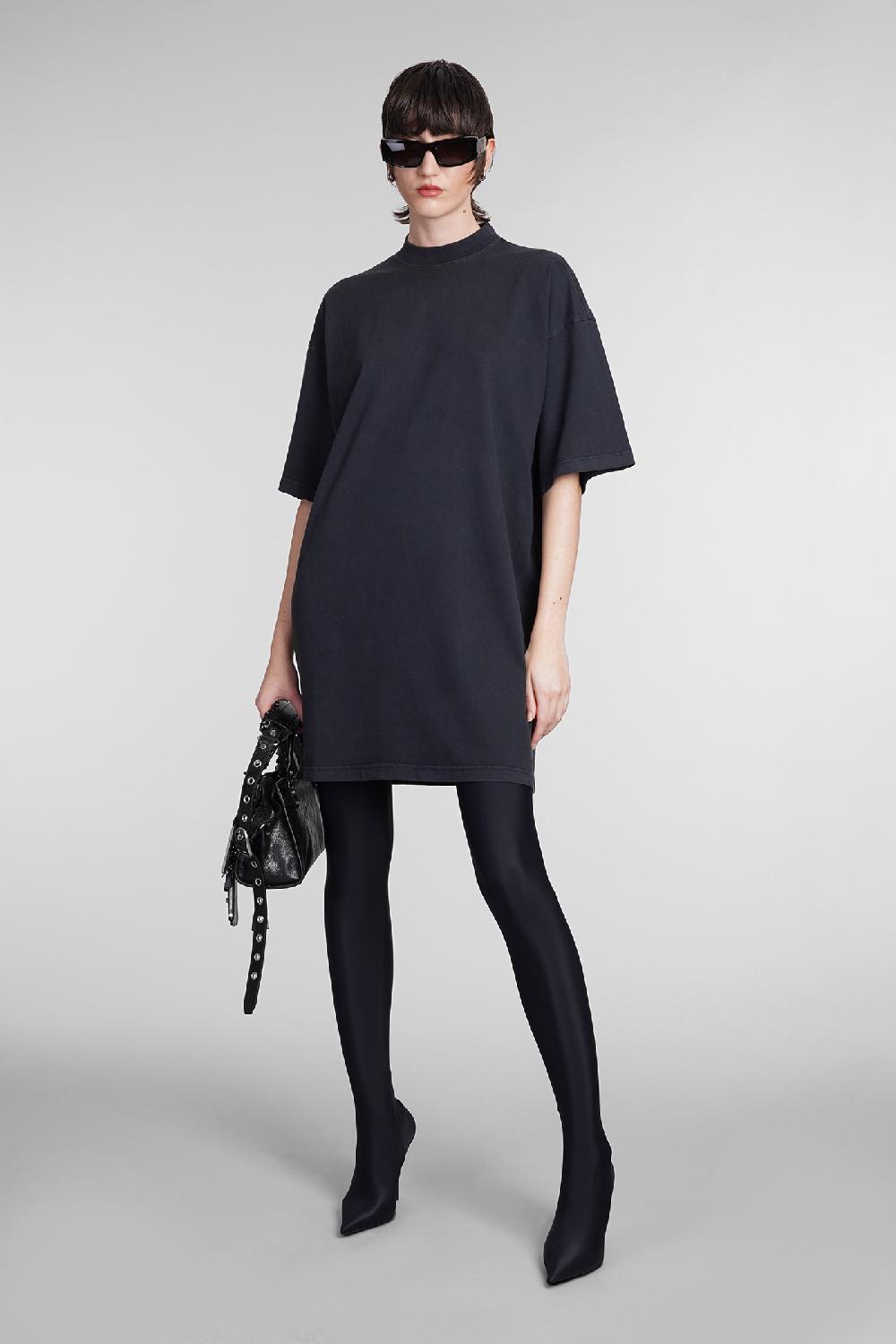 Deliberti Balenciaga Abito in cotone nero cod. 393400 - Deliberti The Luxury Shopping Economico