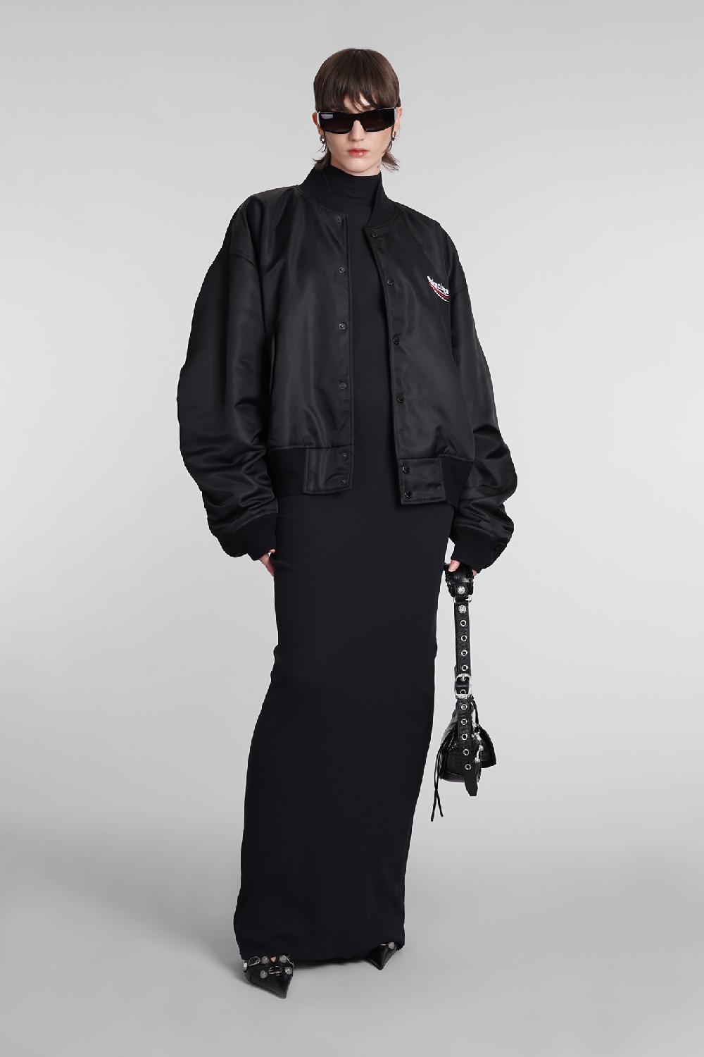 Deliberti Balenciaga Abito in poliammide nera cod. 398344 - Deliberti The Luxury Shopping Outlet