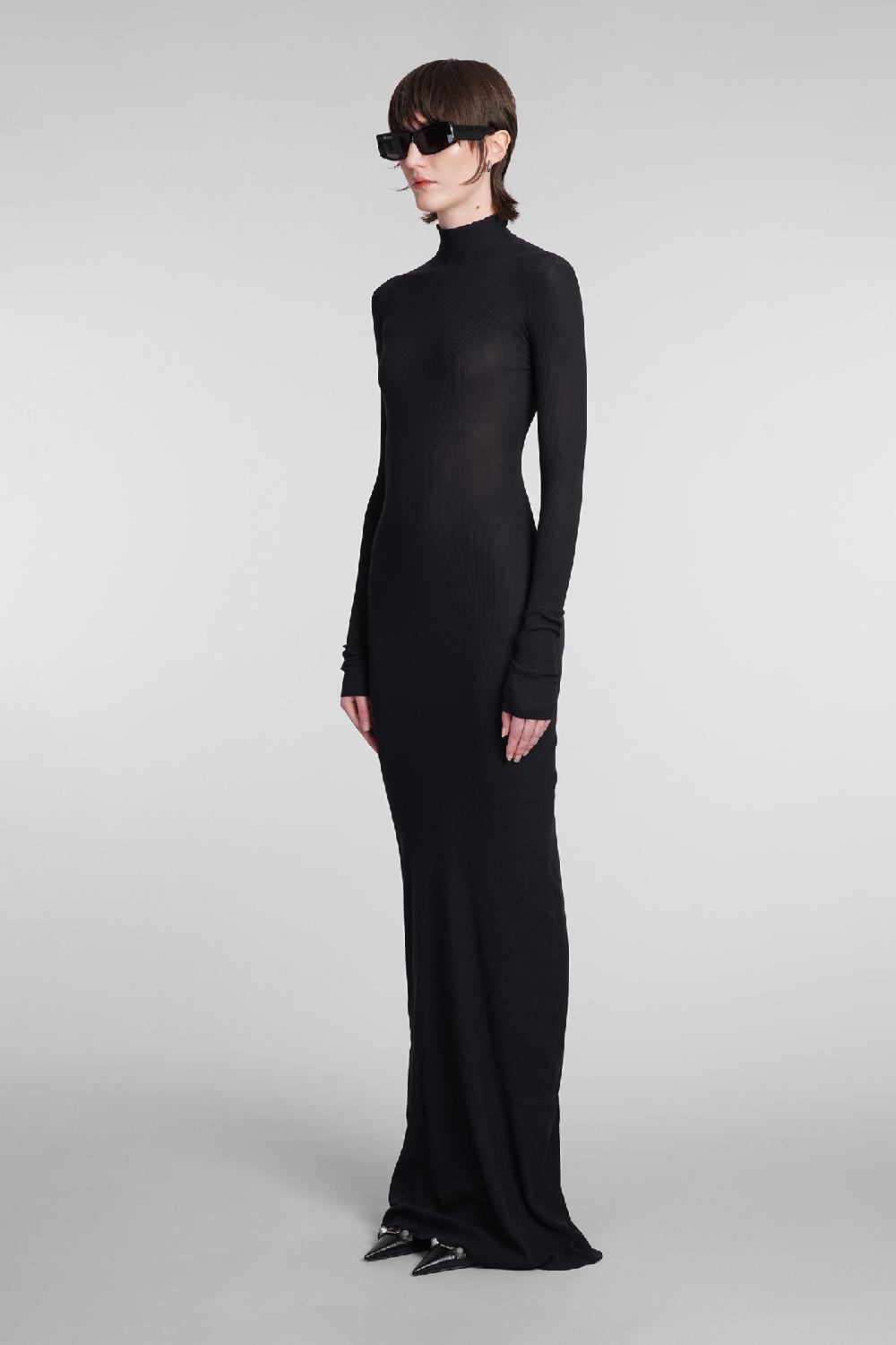 Deliberti Balenciaga Abito in poliammide nera cod. 398344 - Deliberti The Luxury Shopping Outlet