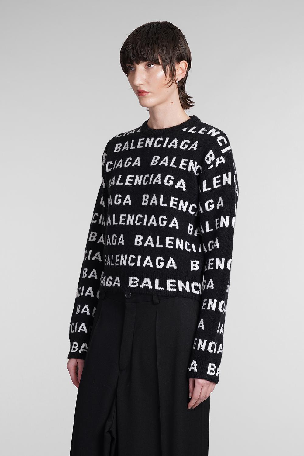 Deliberti Balenciaga Maglia in lana nera cod. 393401 - Deliberti The Luxury Shopping Offerte