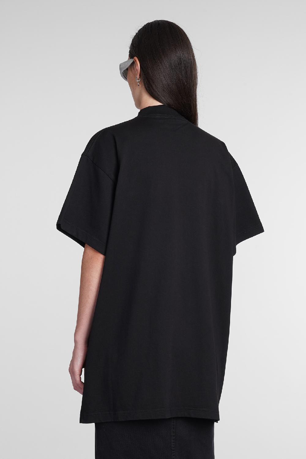 Deliberti Balenciaga T-shirt in cotone nero cod. 386203 - Deliberti The Luxury Shopping Vendita Economica