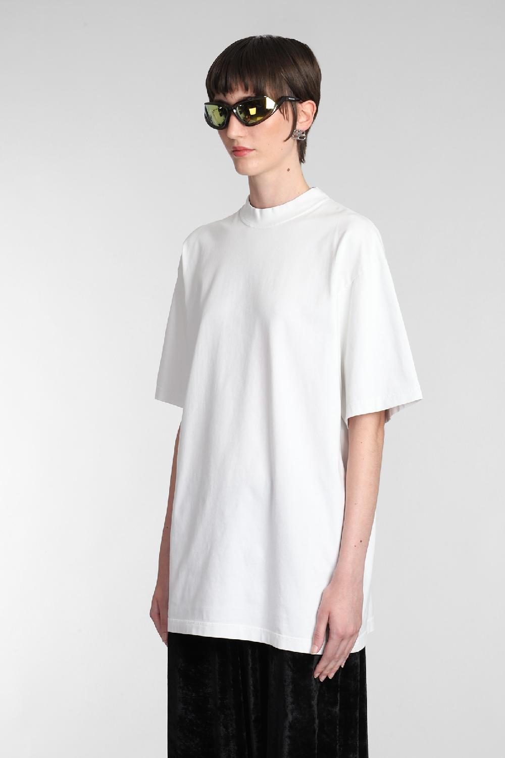 Deliberti Balenciaga T-shirt in cotone bianco cod. 381735 - Deliberti The Luxury Shopping Vendite Flash